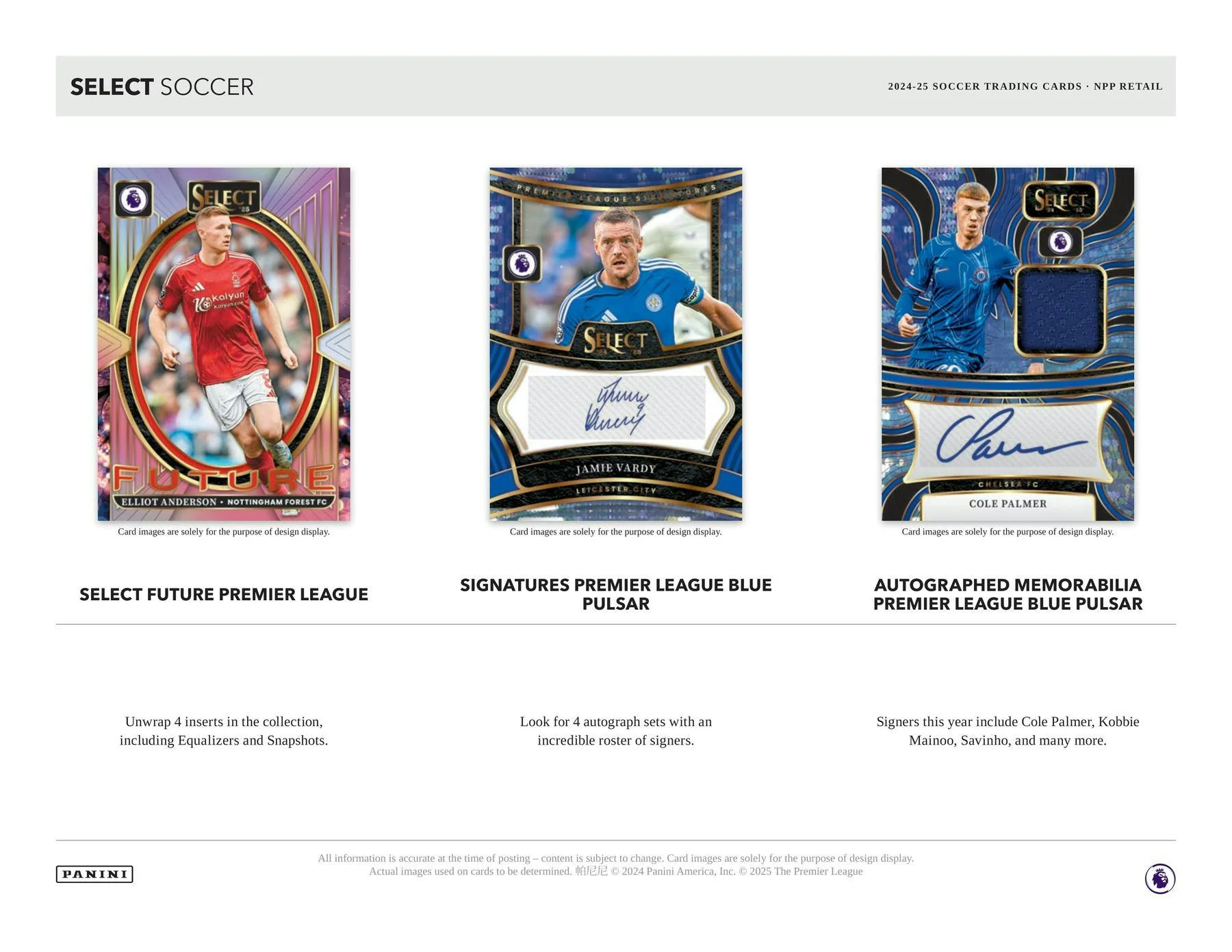 2024-25 Panini Select Premier League EPL Soccer 6-Pack Blaster Box - Image 5