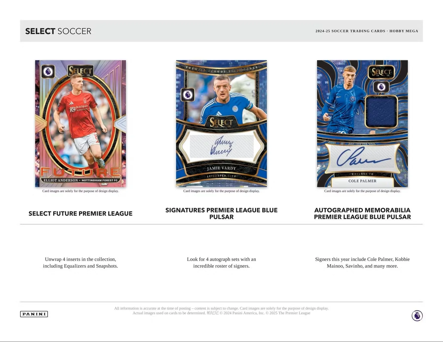 2024-25 Panini Select Premier League EPL Soccer Mega Box | Columbia Sports Cards - Image 5