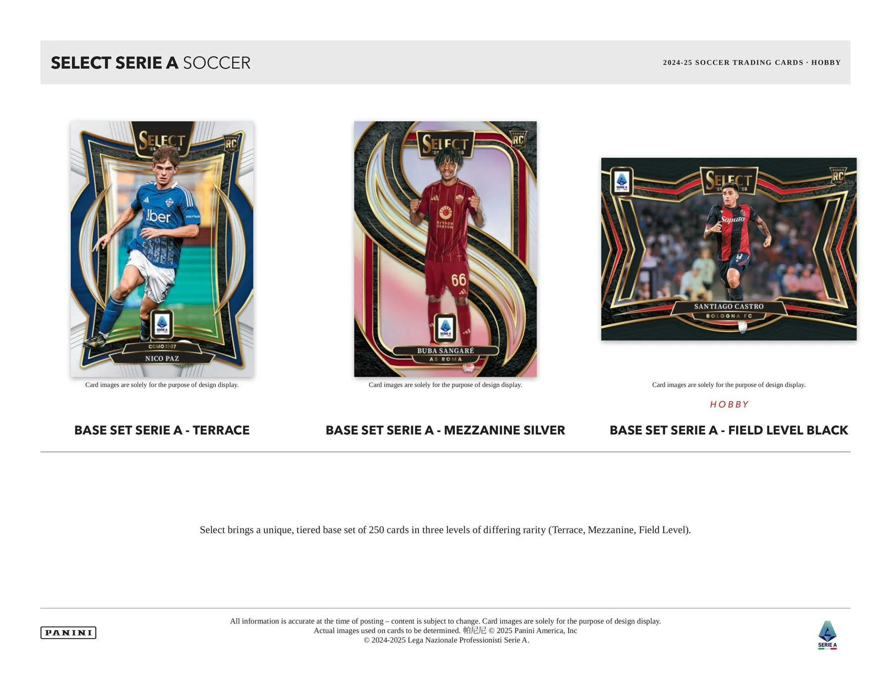 2024-25 Panini Select Serie A Soccer Hobby Box - Image 4
