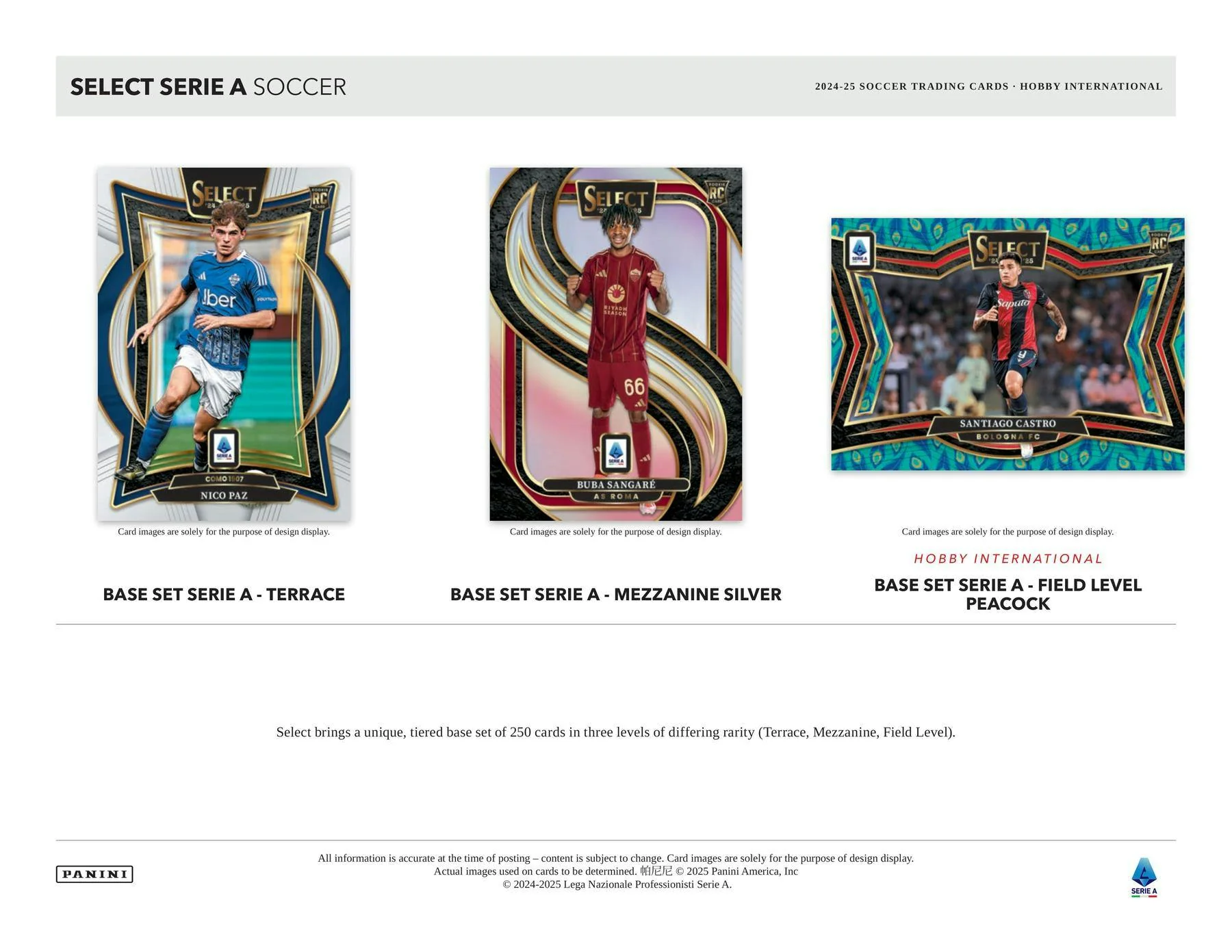 2024-25 Panini Select Serie A Soccer International Hobby Box – Columbia Sports Cards & More - Image 4