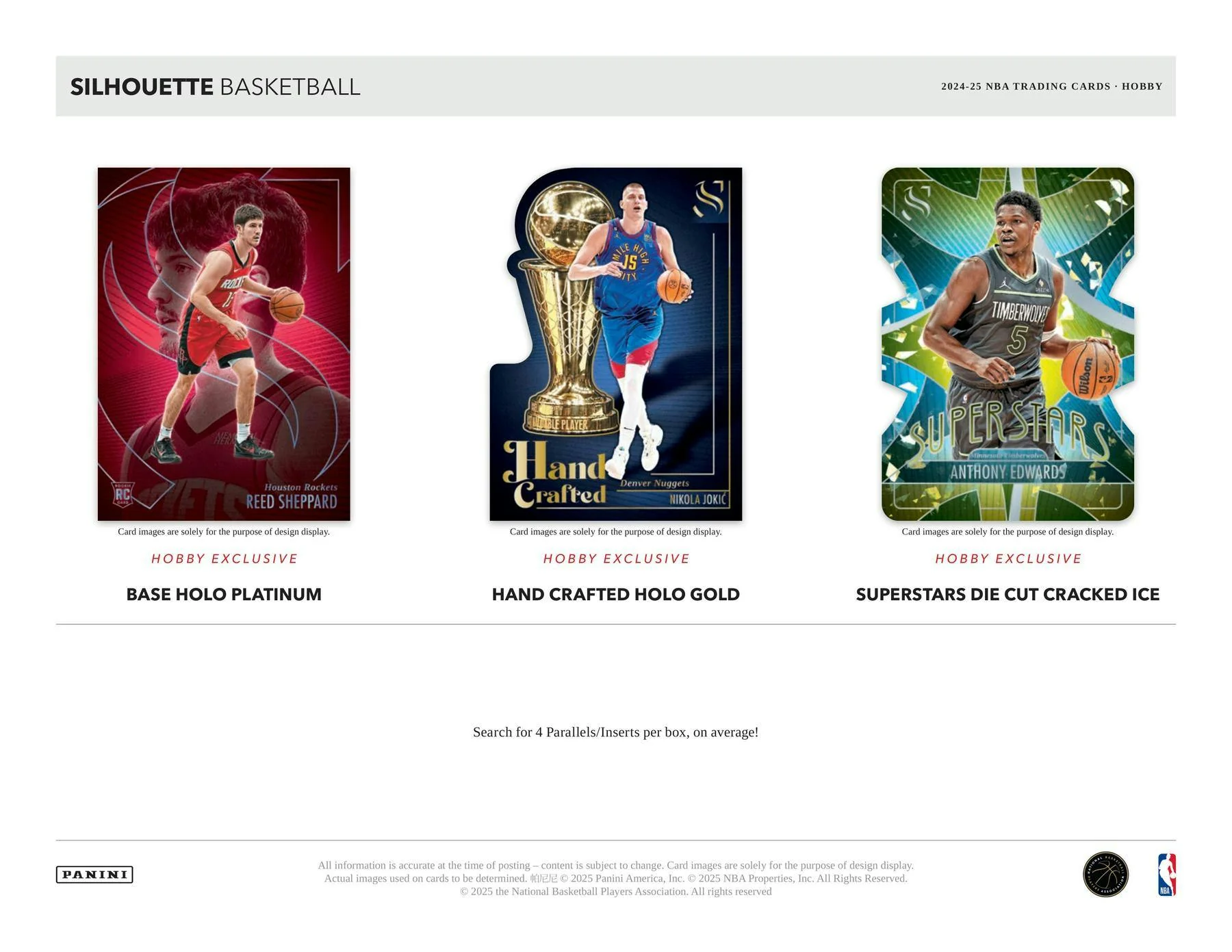 2024-25 Panini Silhouette Basketball Hobby Box | Columbia Sports Cards - Image 4