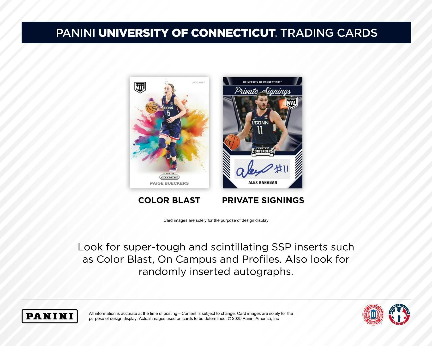 2024-25 Panini UConn Collegiate Basketball 6-Pack Blaster Box - Image 5