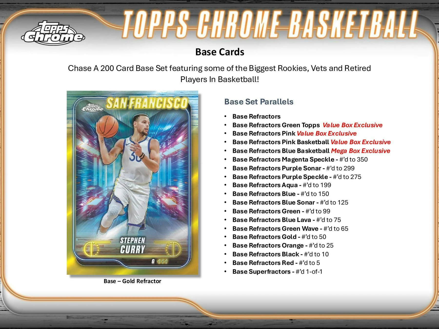 2024-25 Topps Chrome Basketball 8-Pack Blaster Box - Image 4