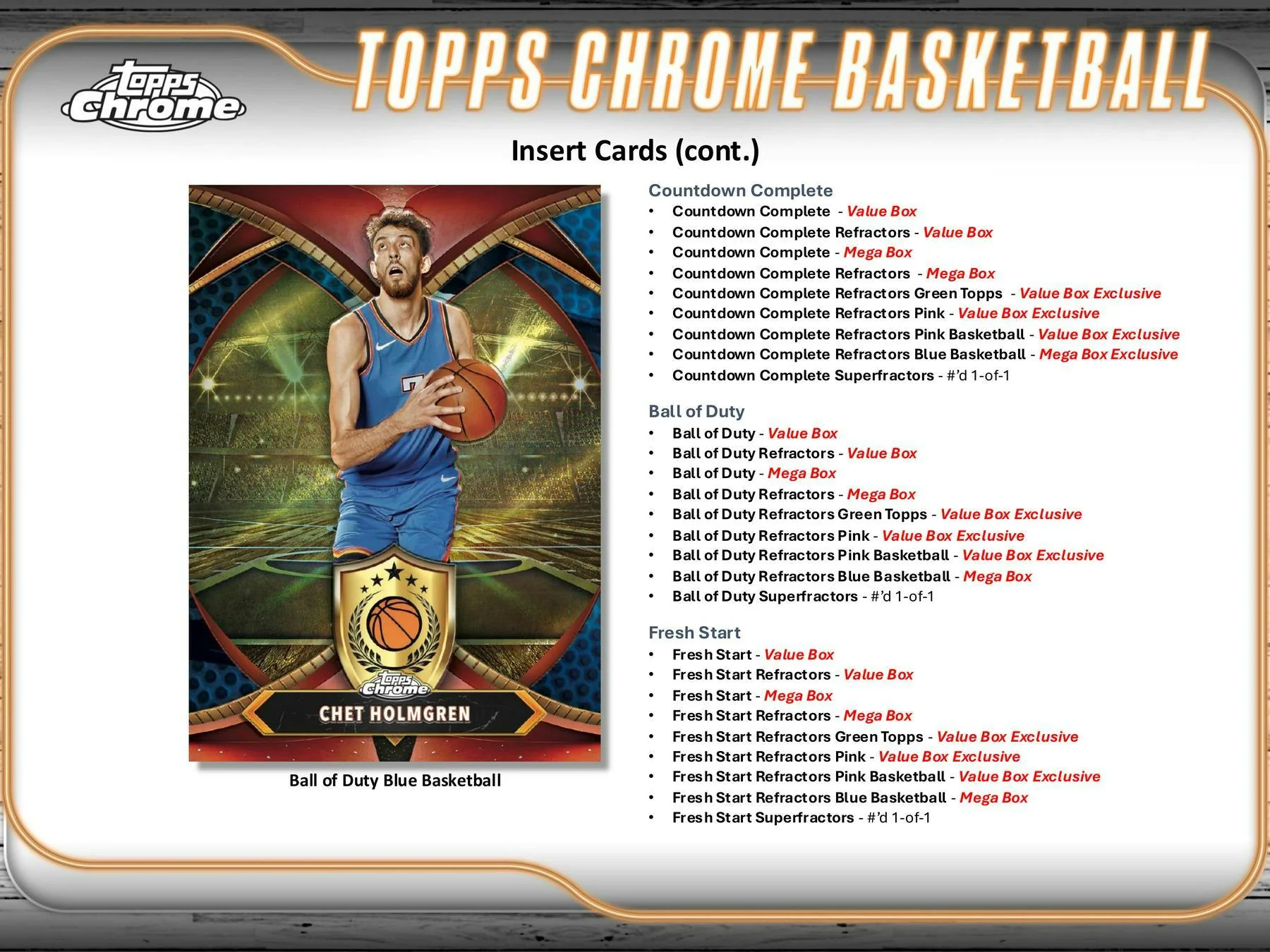2024-25 Topps Chrome Basketball 8-Pack Blaster Box - Image 6