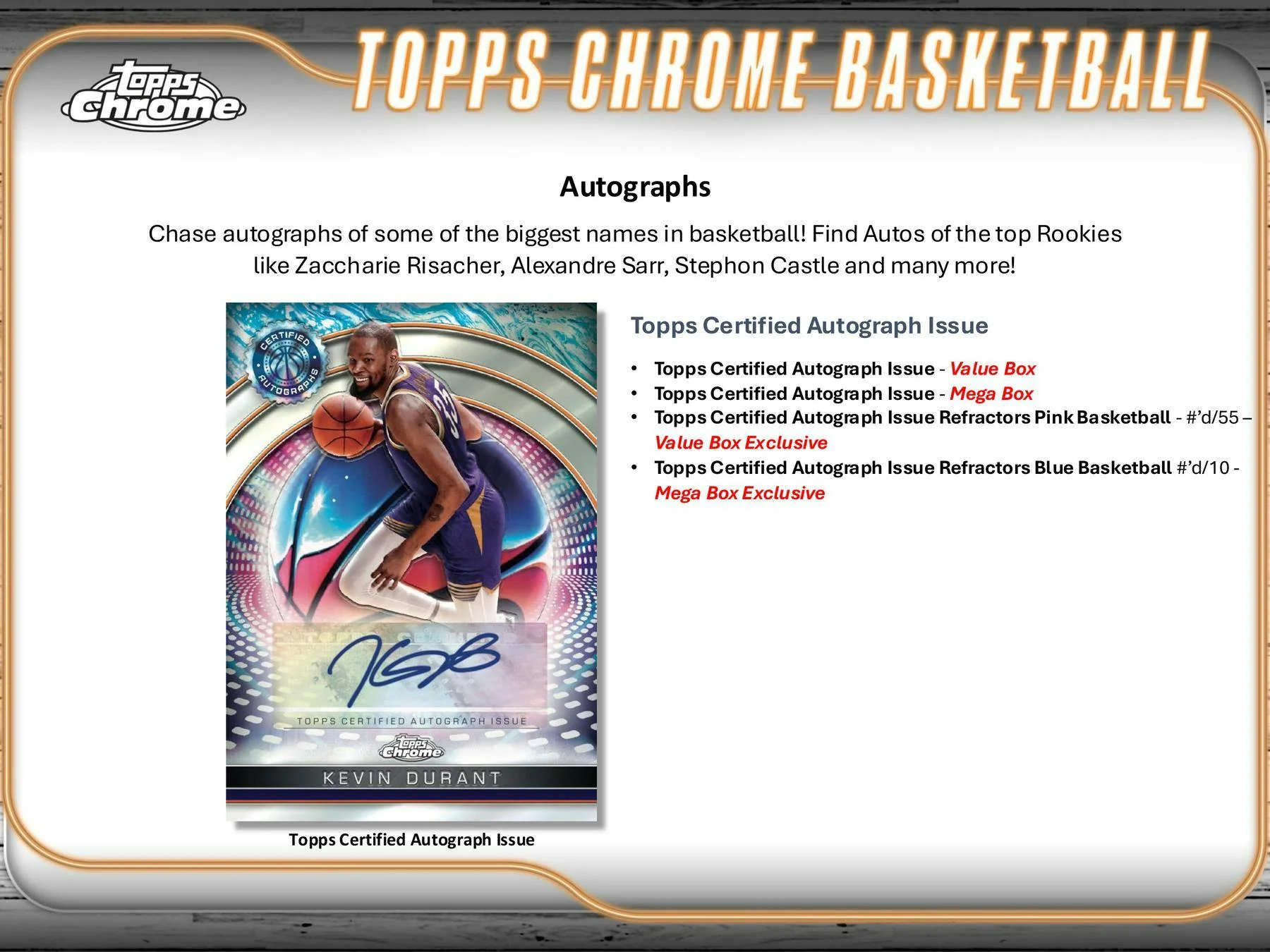2024-25 Topps Chrome Basketball 8-Pack Blaster Box - Image 8