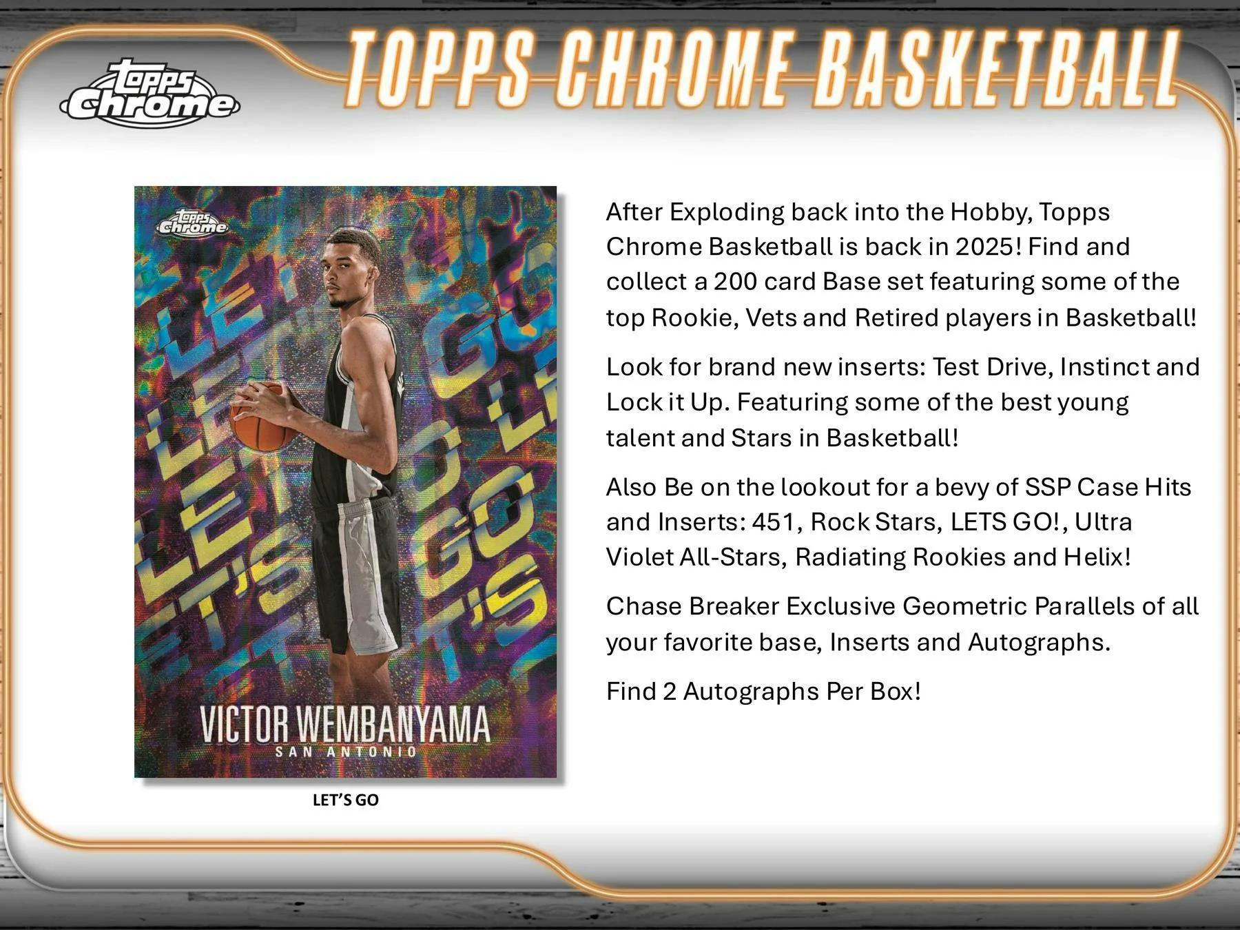 2024-25 Topps Chrome Basketball Breaker Delight Box - Image 3