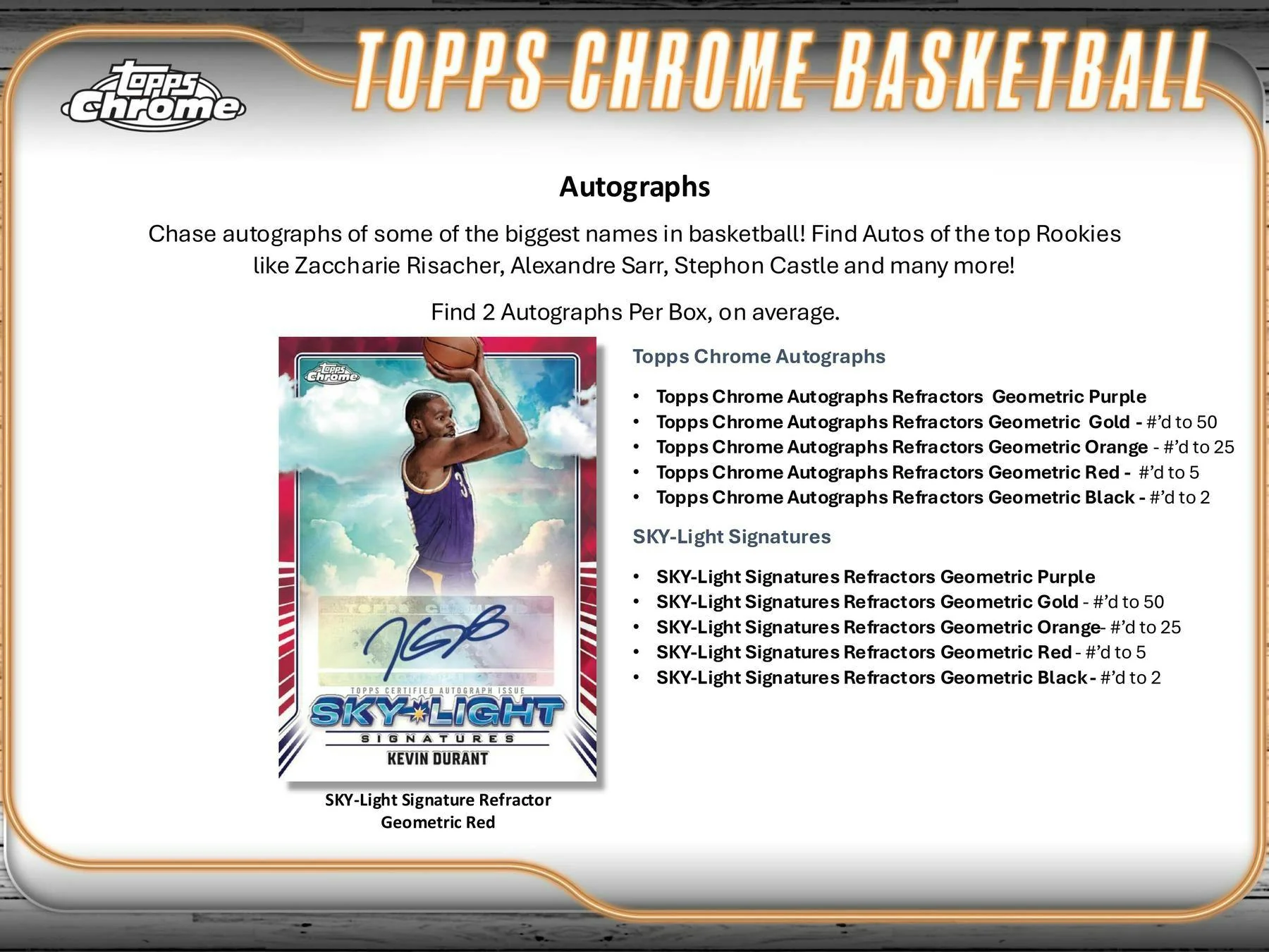 2024-25 Topps Chrome Basketball Breaker Delight Box - Image 8
