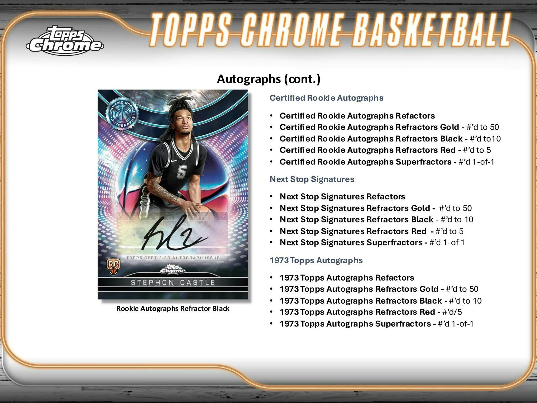 2024-25 Topps Chrome Basketball Hobby Box - Image 9
