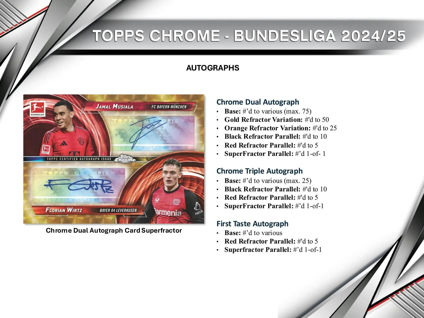 2024-25 Topps Chrome Bundesliga Hobby Box | Columbia Sports Cards &amp; More - Image 11