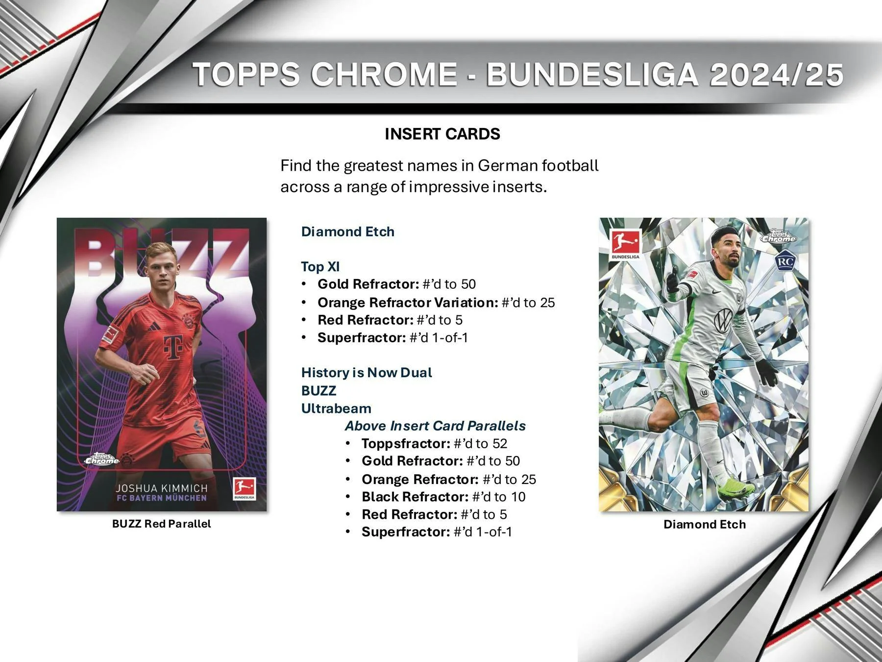 2024-25 Topps Chrome Bundesliga Hobby Box | Columbia Sports Cards &amp; More - Image 6