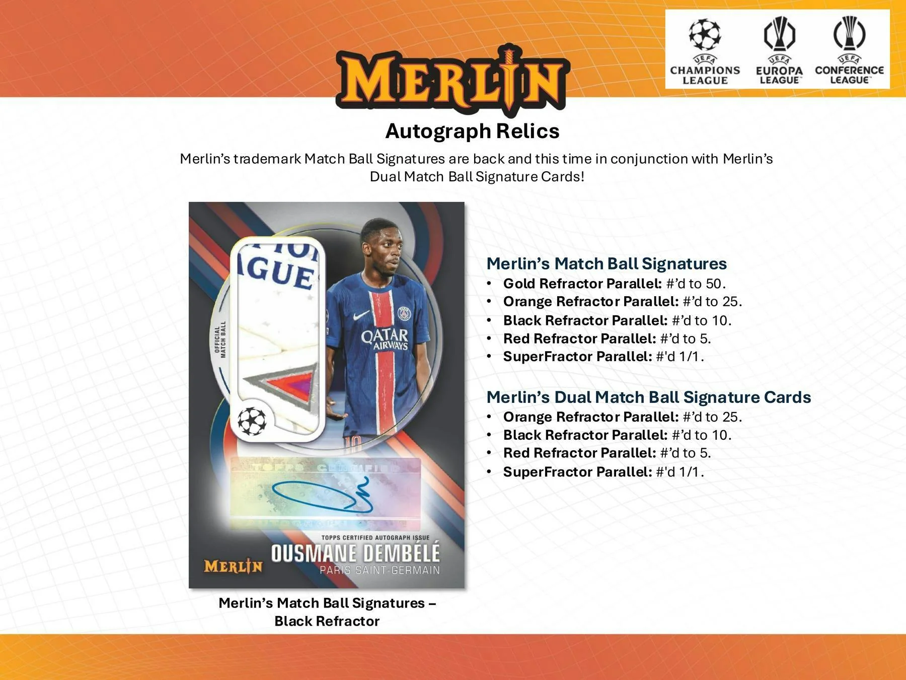 2024-25 Topps Chrome Merlin UEFA Club Competitions Hobby Box | Columbia Sports Cards - Image 8