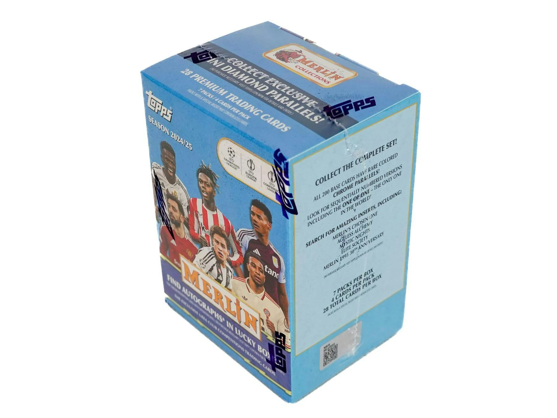 2024/25 Topps Chrome Merlin UEFA Soccer 7-Pack Blaster Box | Columbia Sports Cards - Image 2