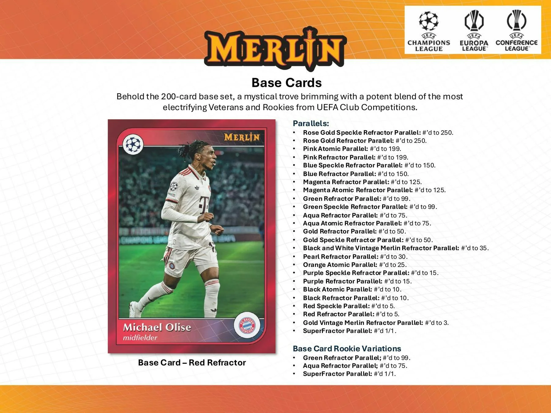 2024/25 Topps Chrome Merlin UEFA Soccer 7-Pack Blaster Box | Columbia Sports Cards - Image 4