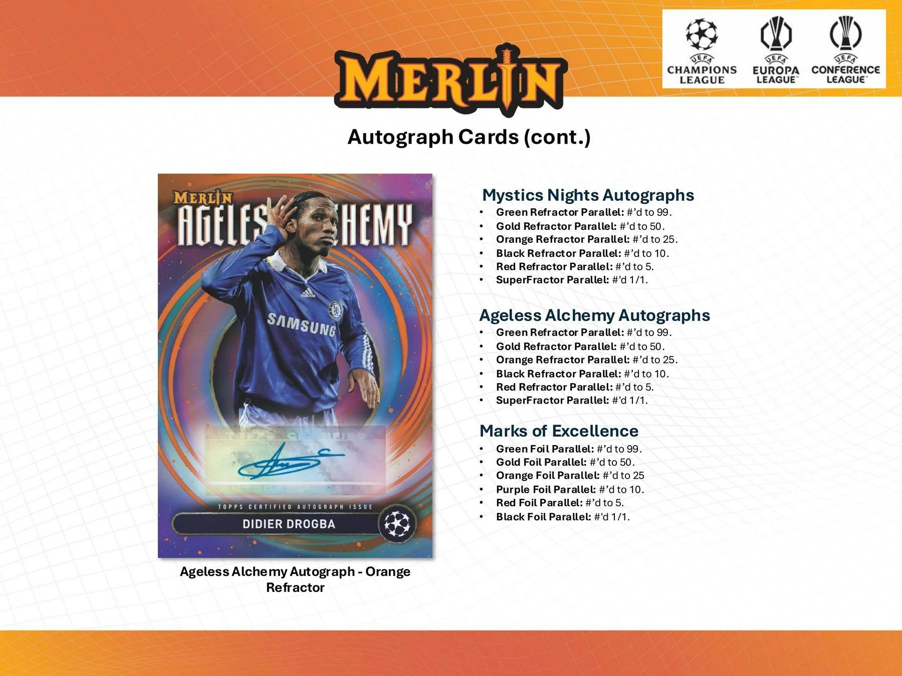 2024/25 Topps Chrome Merlin UEFA Soccer 7-Pack Blaster Box | Columbia Sports Cards - Image 8
