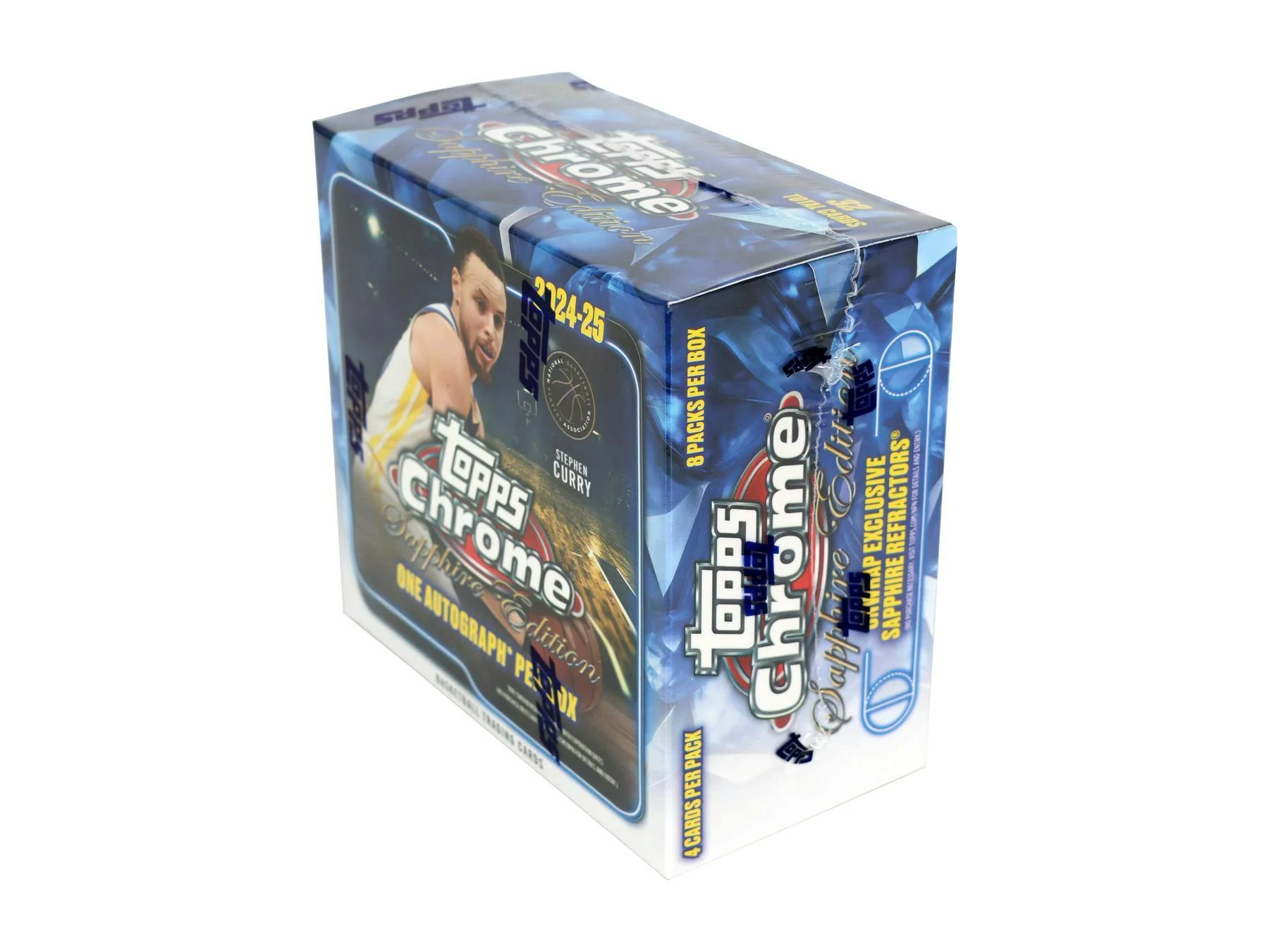 2024-25 Topps Chrome Sapphire Edition Basketball Box | Columbia Sports Cards - Image 2