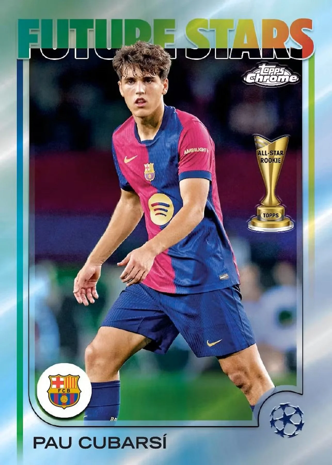 2024-25 Topps Chrome UEFA Club Competitions Soccer 7-Pack Blaster - Image 11