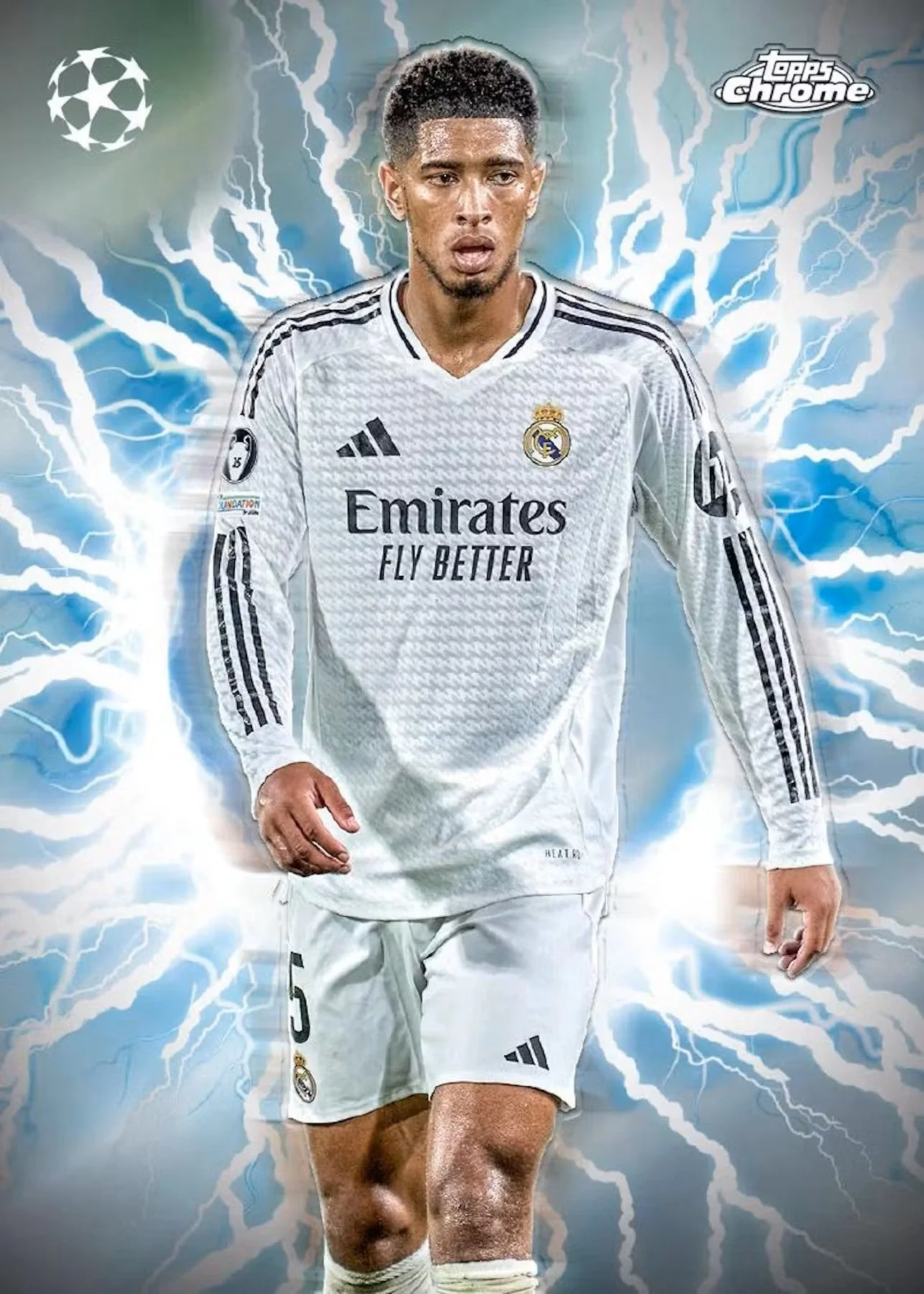 2024-25 Topps Chrome UEFA Club Competitions Soccer 7-Pack Blaster - Image 3