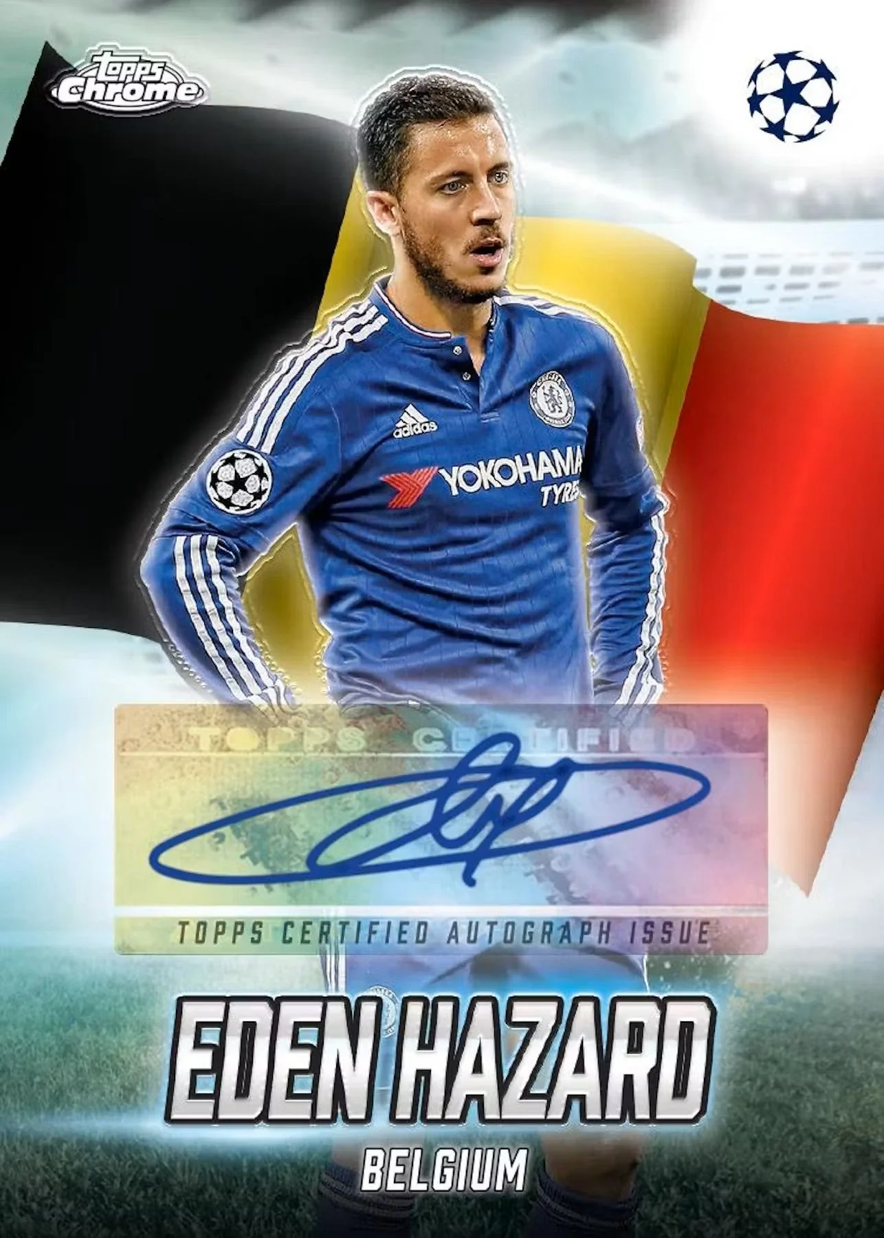 2024-25 Topps Chrome UEFA Club Competitions Soccer Hobby Box - Image 12