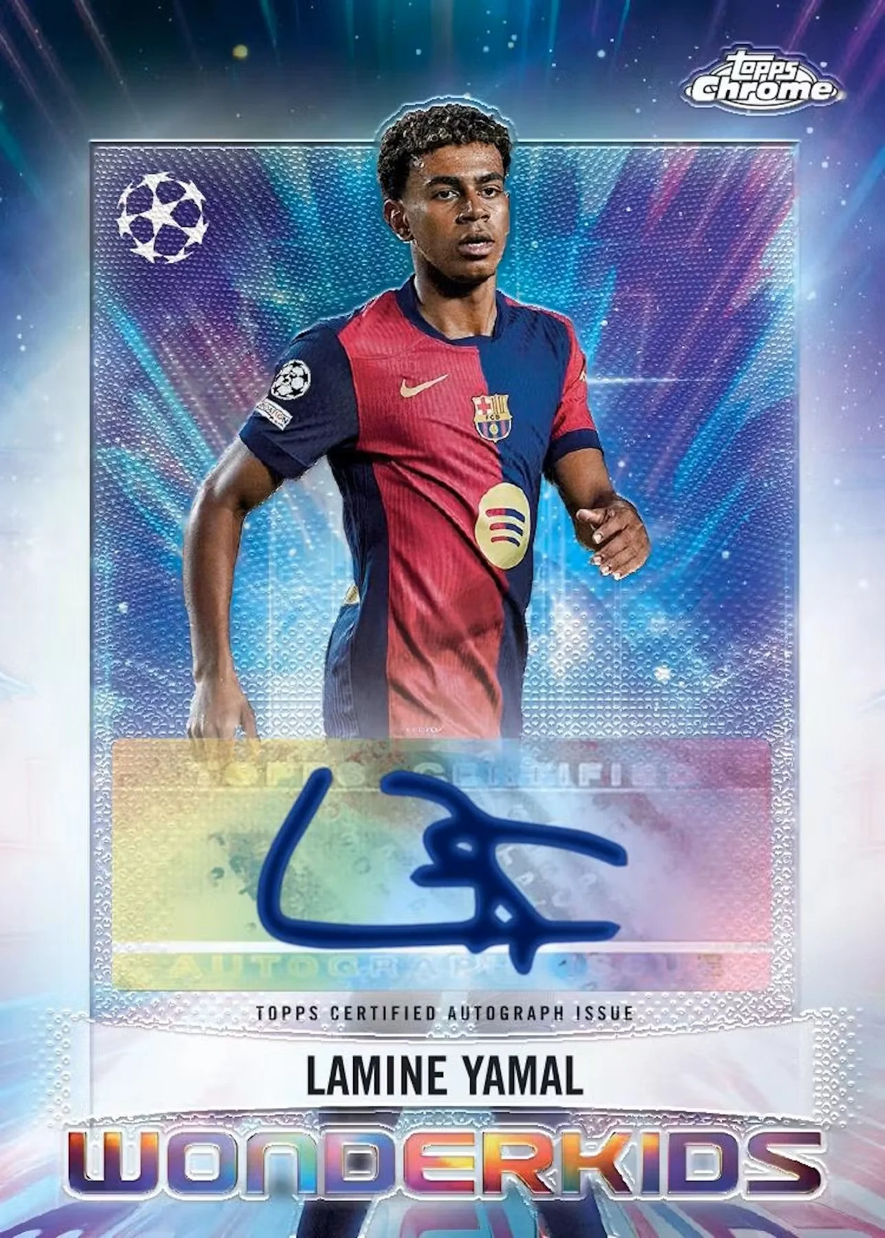 2024-25 Topps Chrome UEFA Club Competitions Soccer Hobby Box - Image 13