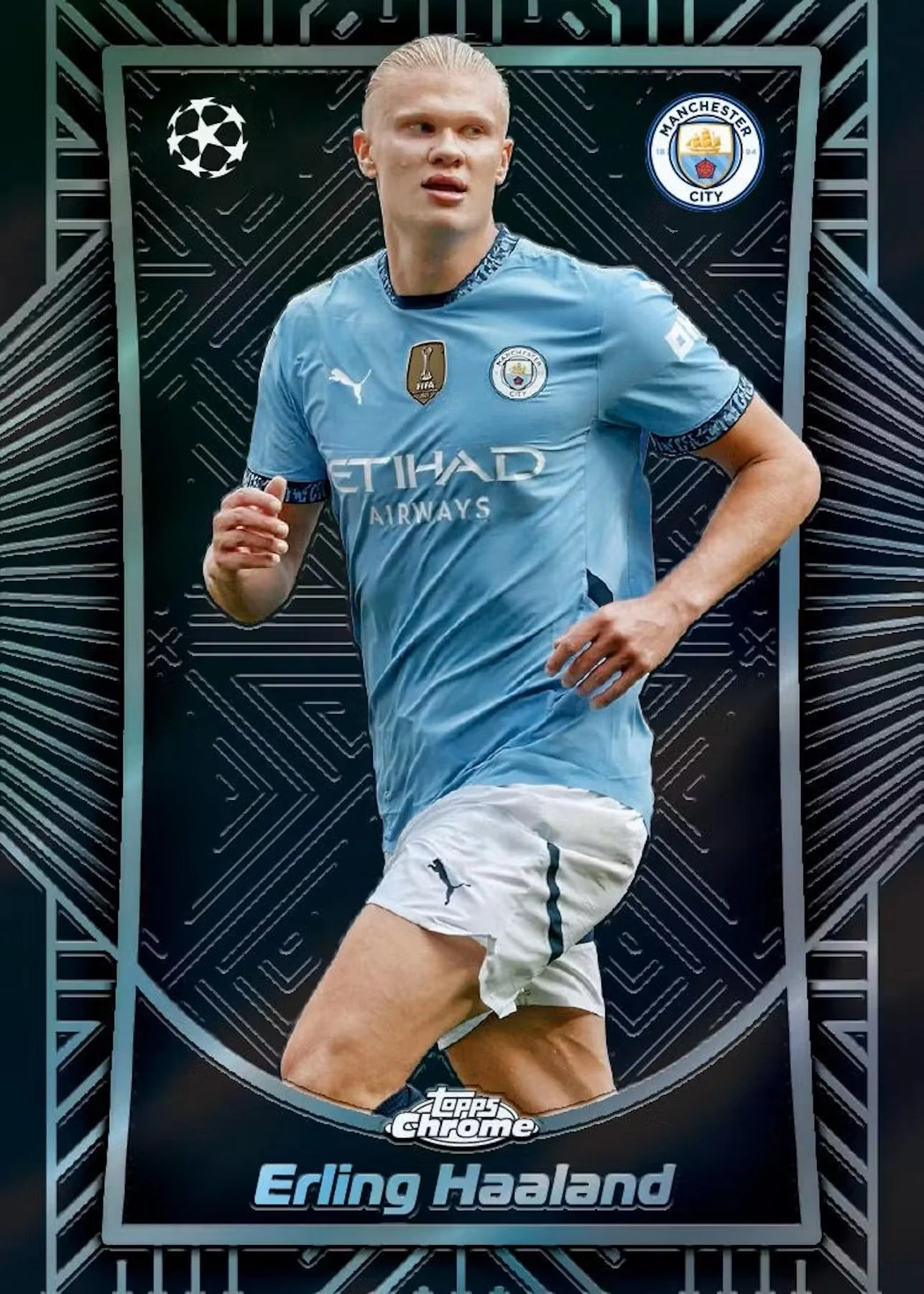 2024-25 Topps Chrome UEFA Club Competitions Soccer Hobby Box - Image 16