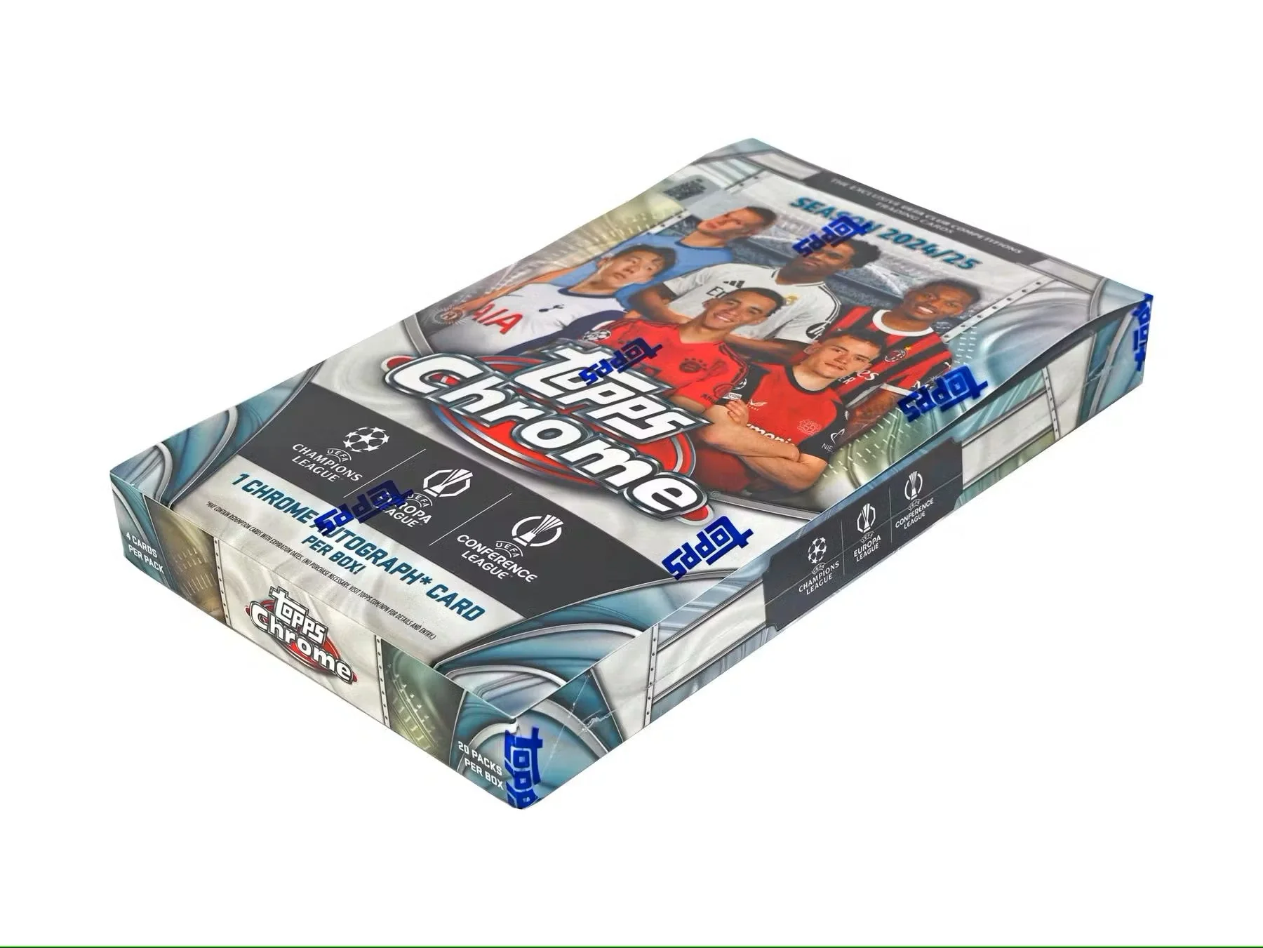 2024-25 Topps Chrome UEFA Club Competitions Soccer Hobby Box - Image 2