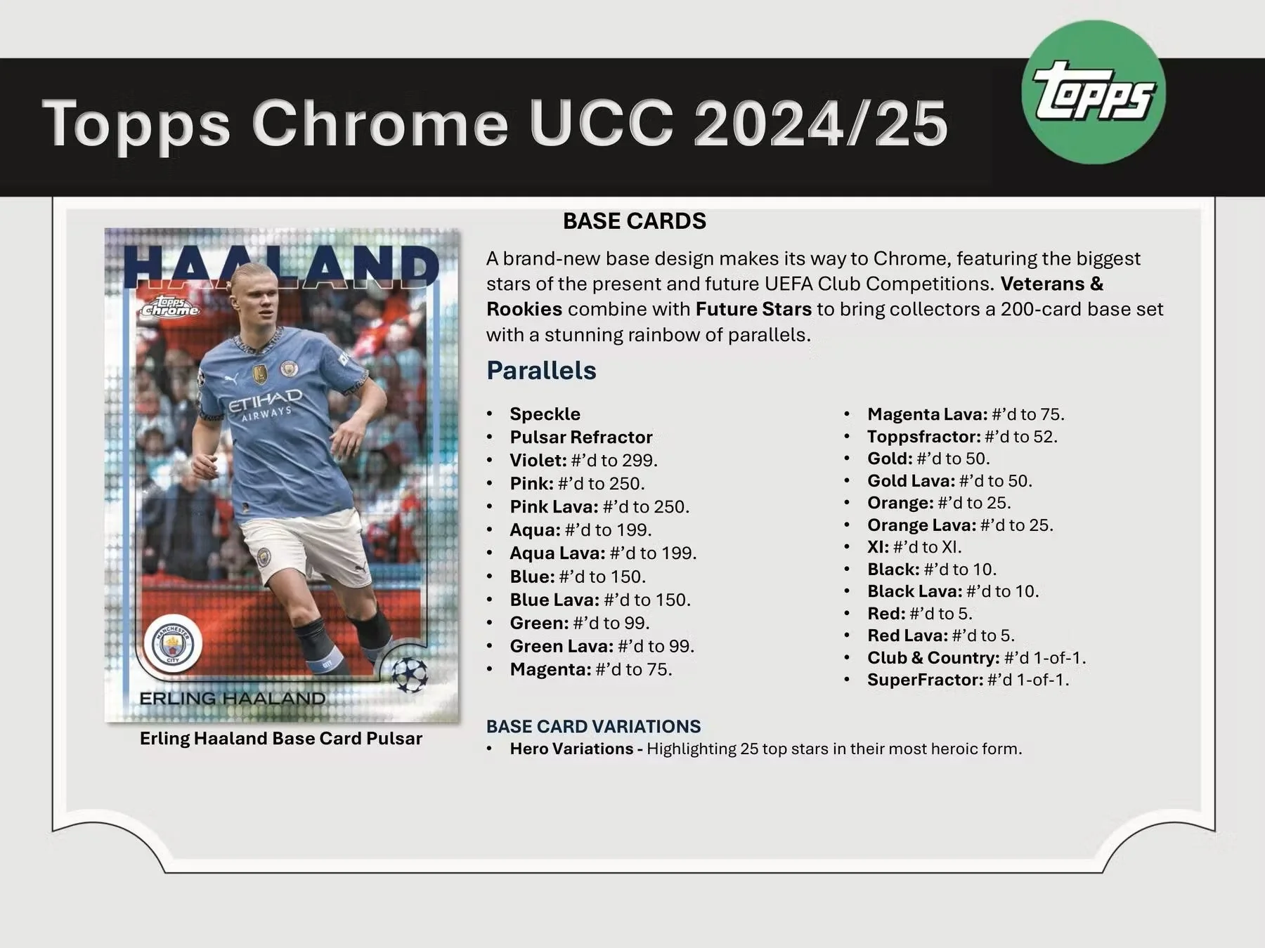 2024-25 Topps Chrome UEFA Club Competitions Soccer Hobby Box - Image 5