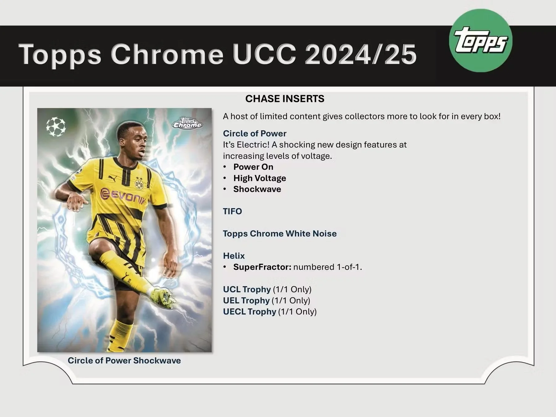 2024-25 Topps Chrome UEFA Club Competitions Soccer Hobby Box - Image 7