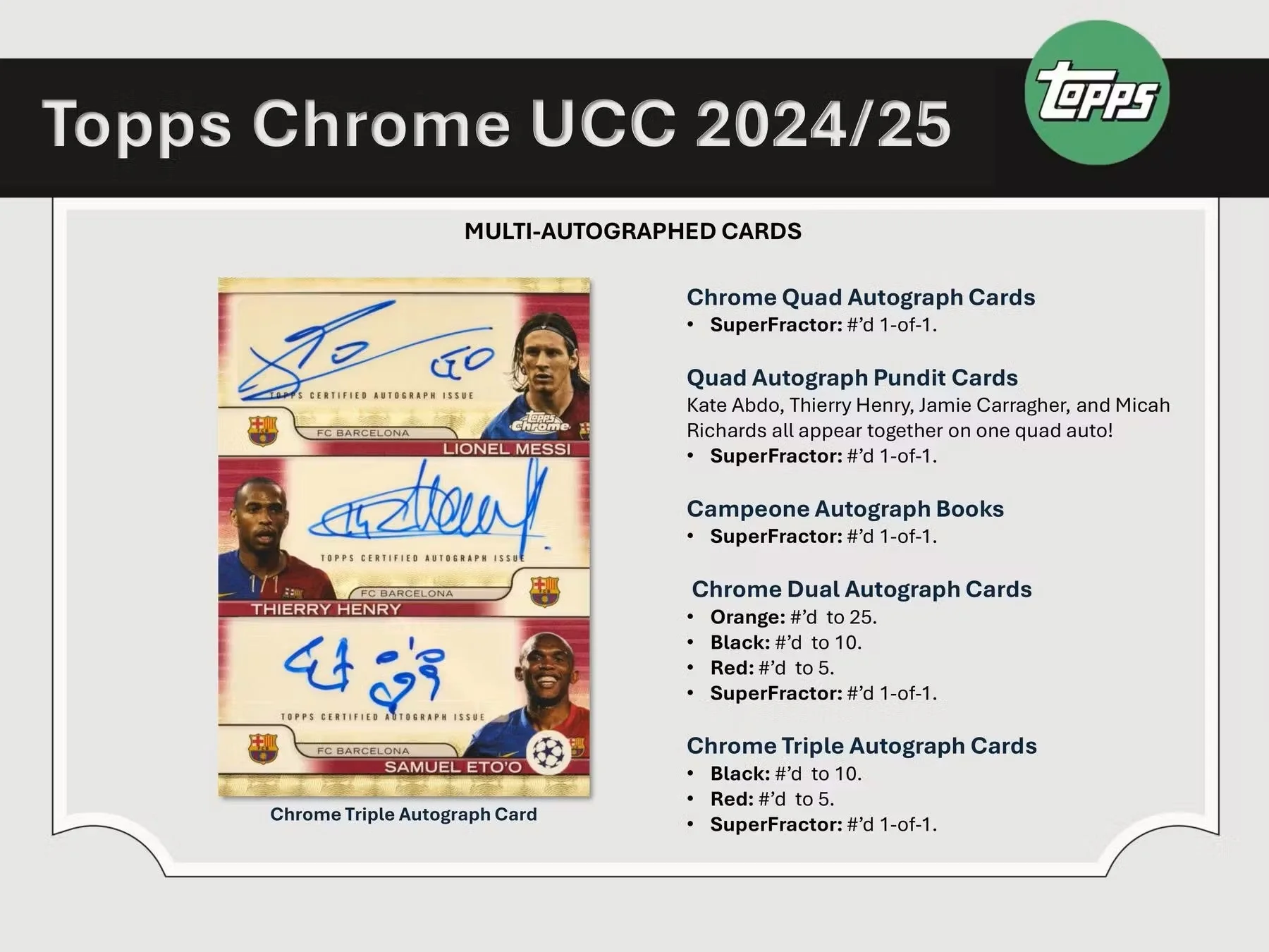 2024-25 Topps Chrome UEFA Club Competitions Soccer Hobby Box - Image 9