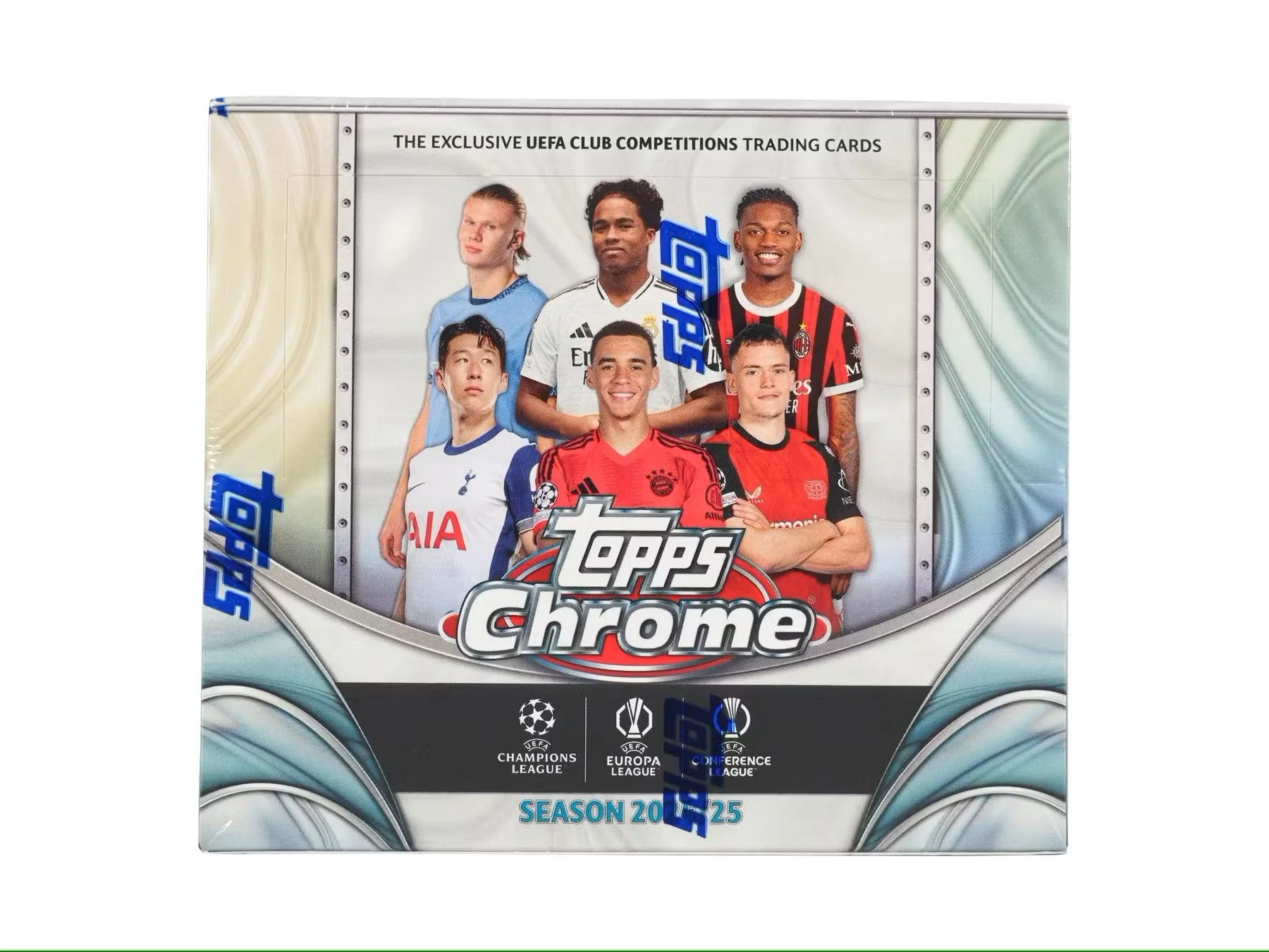 2024-25 Topps Chrome UEFA Club Competitions Soccer Hobby Jumbo Box