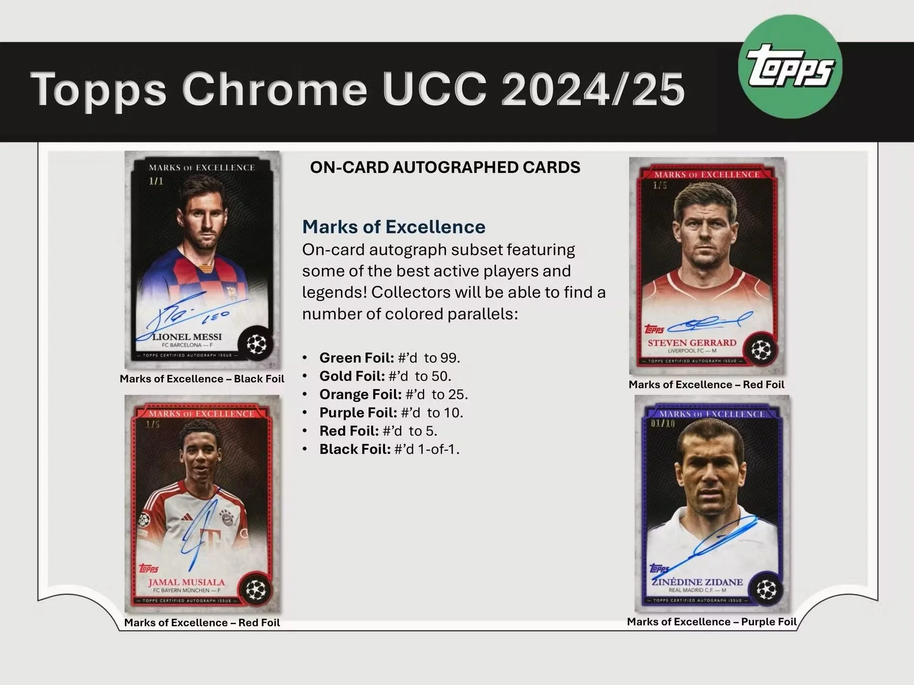 2024-25 Topps Chrome UEFA Club Competitions Soccer Hobby Jumbo Box - Image 10