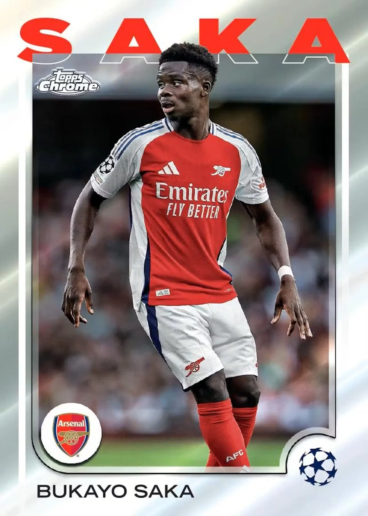 2024-25 Topps Chrome UEFA Club Competitions Soccer Hobby Jumbo Box - Image 19