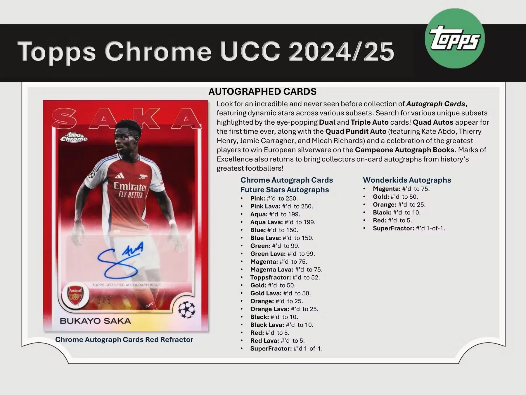 2024-25 Topps Chrome UEFA Club Competitions Soccer Hobby Jumbo Box - Image 8