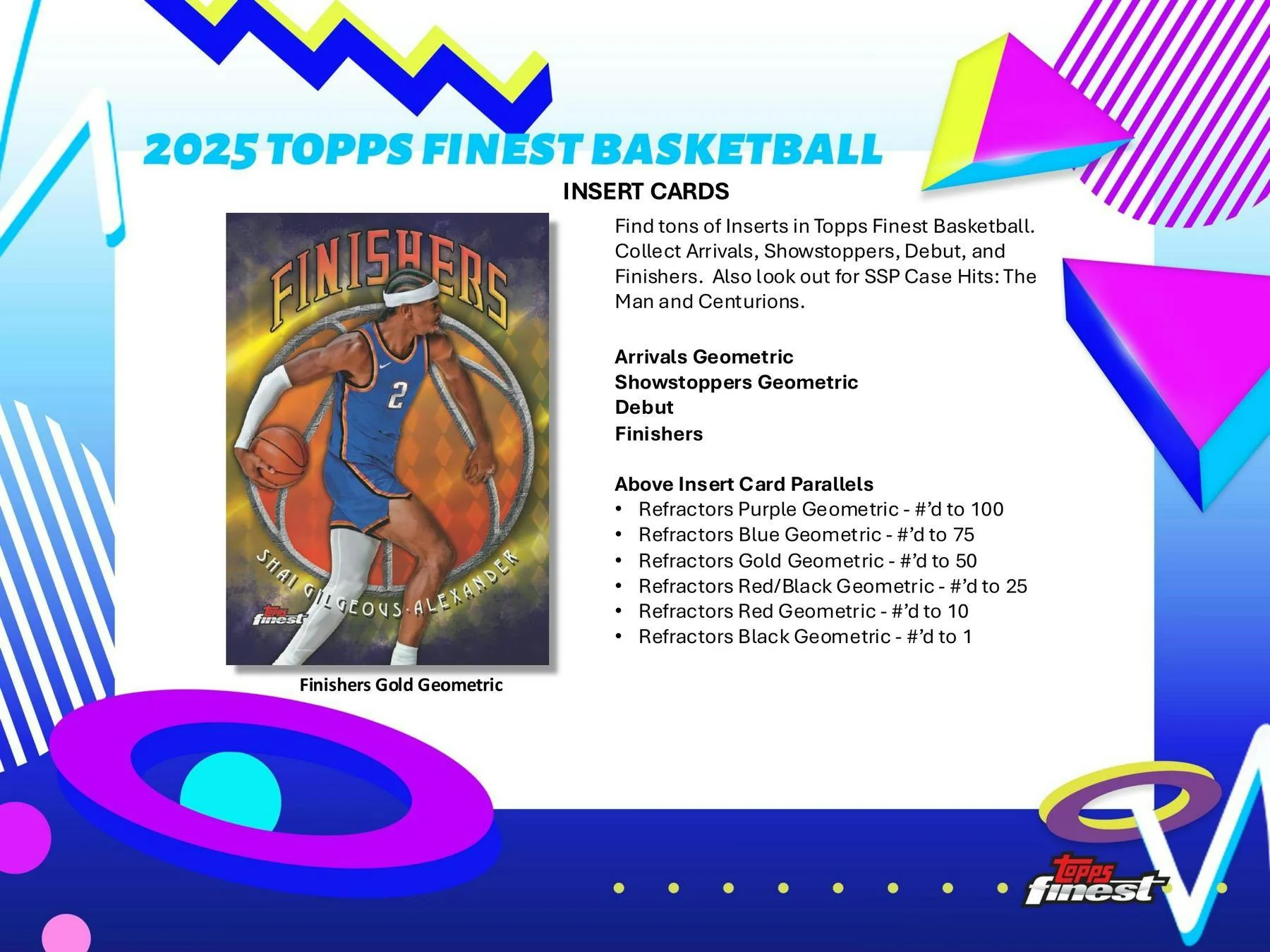 2024-25 Topps Finest Basketball Breaker's Delight Box | Columbia Sports Cards - Image 5