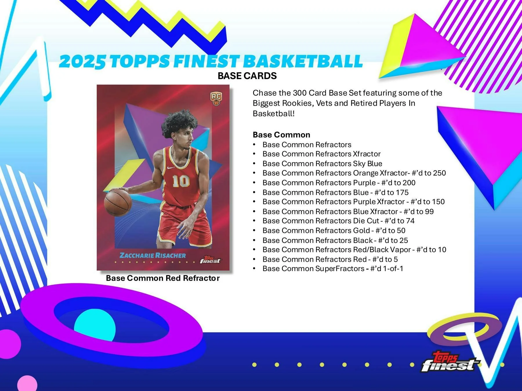 2024-25 Topps Finest Basketball Hobby Box | Columbia Sports Cards - Image 4