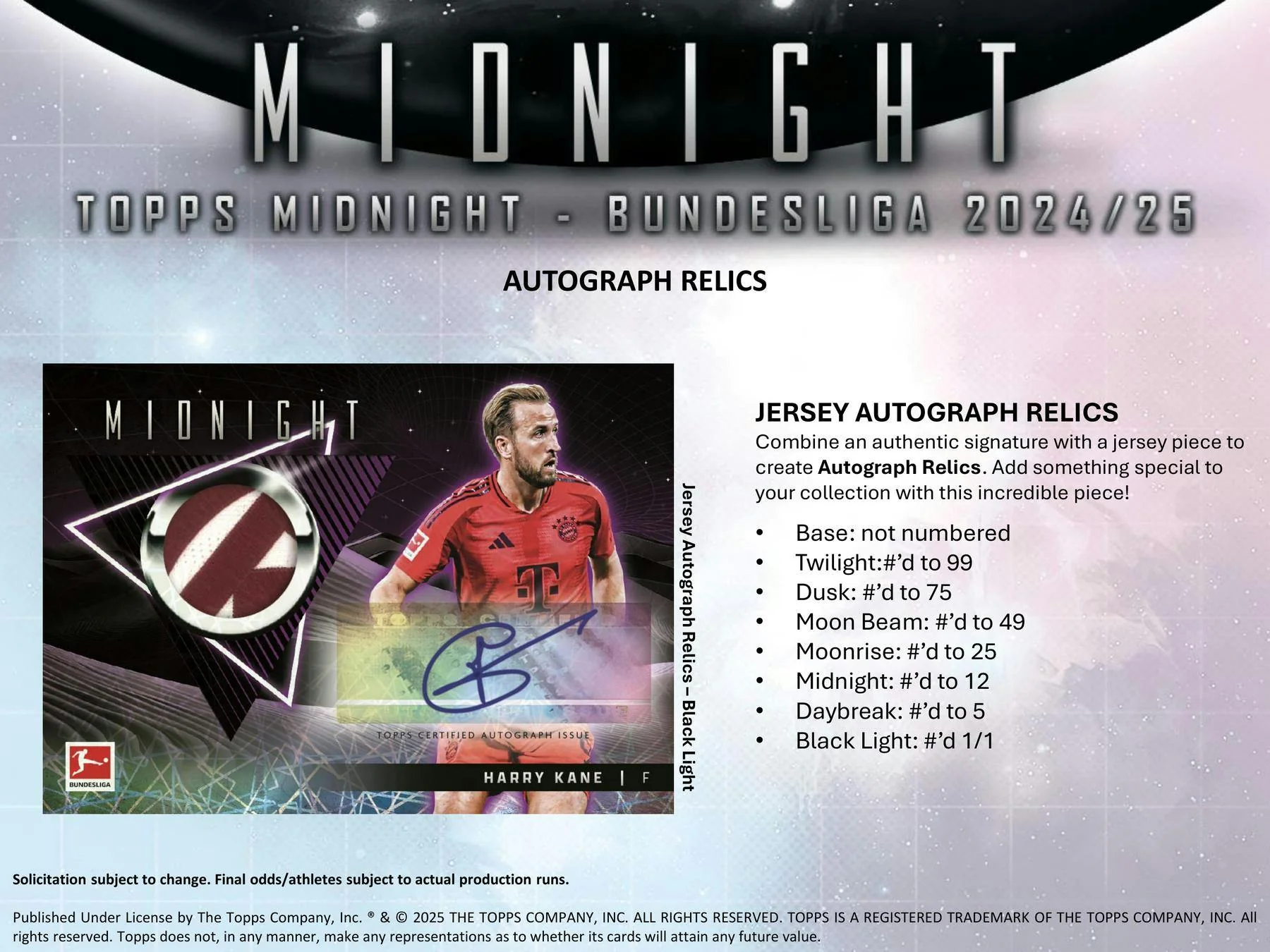 2024-25 Topps Midnight Bundesliga Soccer Hobby Box - Image 9