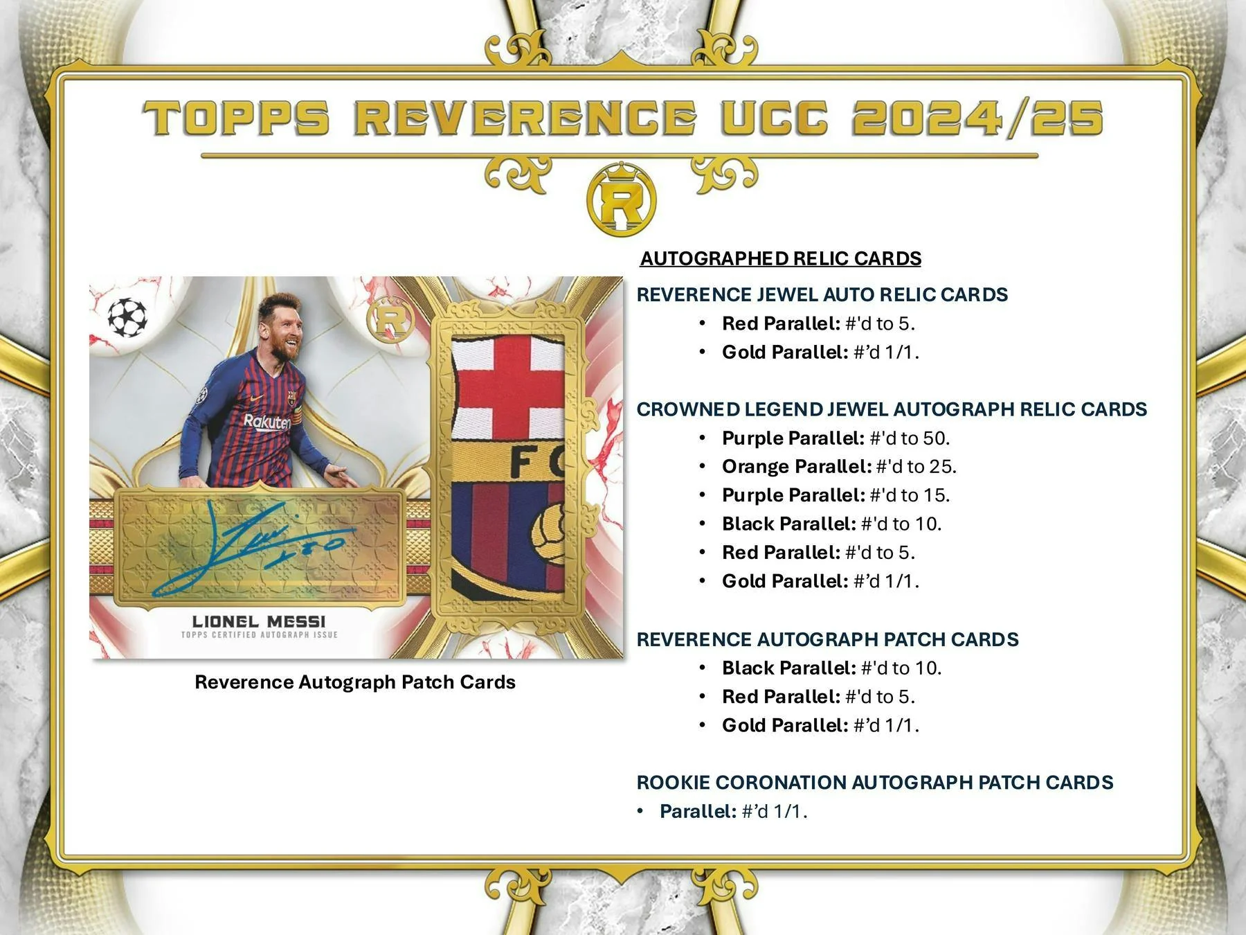 2024-25 Topps Reverence UEFA Club Competitions Soccer Hobby Box - Image 12