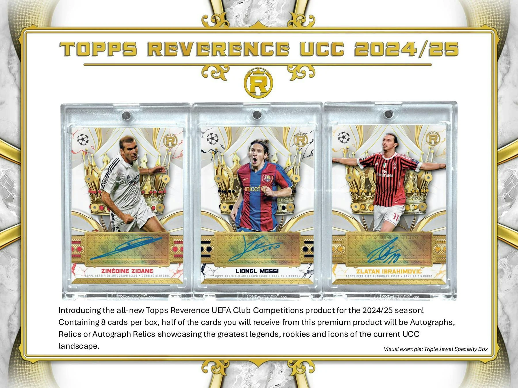 2024-25 Topps Reverence UEFA Club Competitions Soccer Hobby Box - Image 3