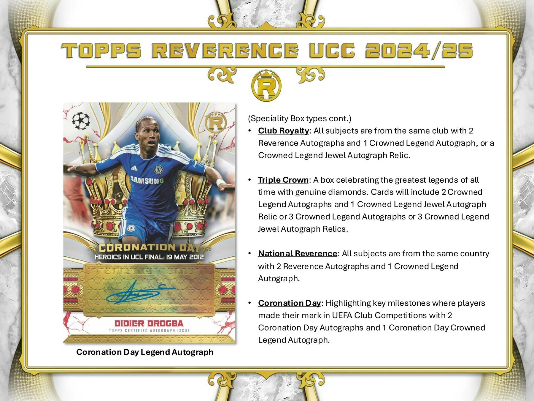 2024-25 Topps Reverence UEFA Club Competitions Soccer Hobby Box - Image 5