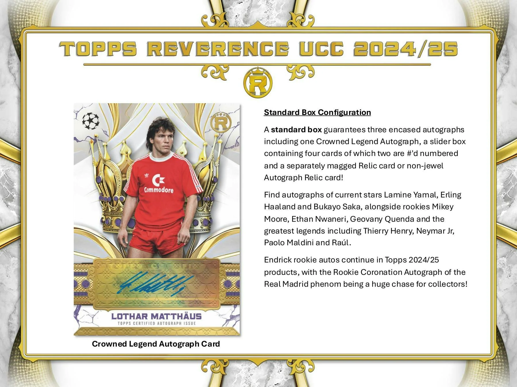2024-25 Topps Reverence UEFA Club Competitions Soccer Hobby Box - Image 6