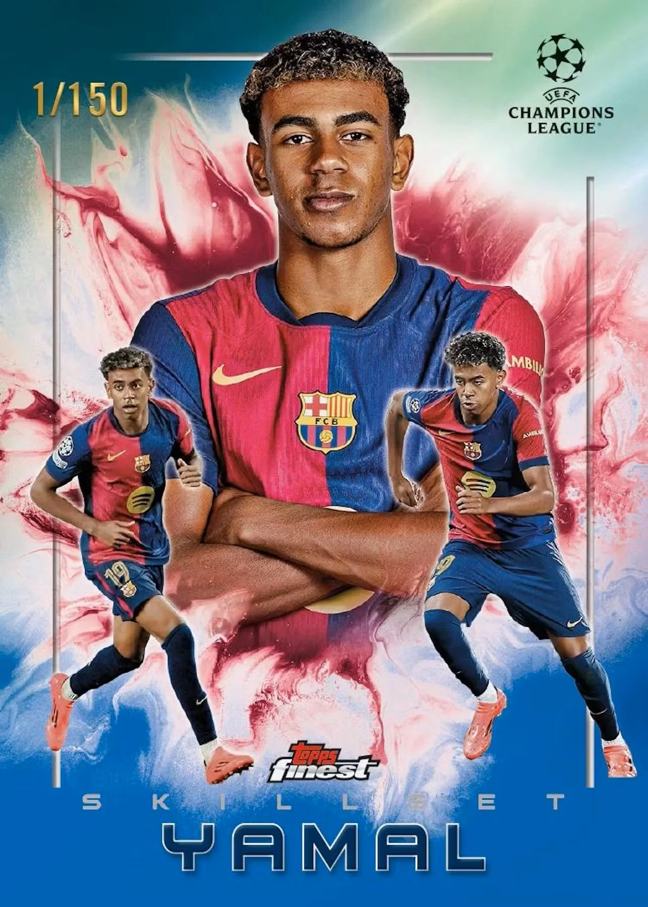 2024-25 Topps UEFA Club Competitions Finest Soccer Hobby Box - Image 13