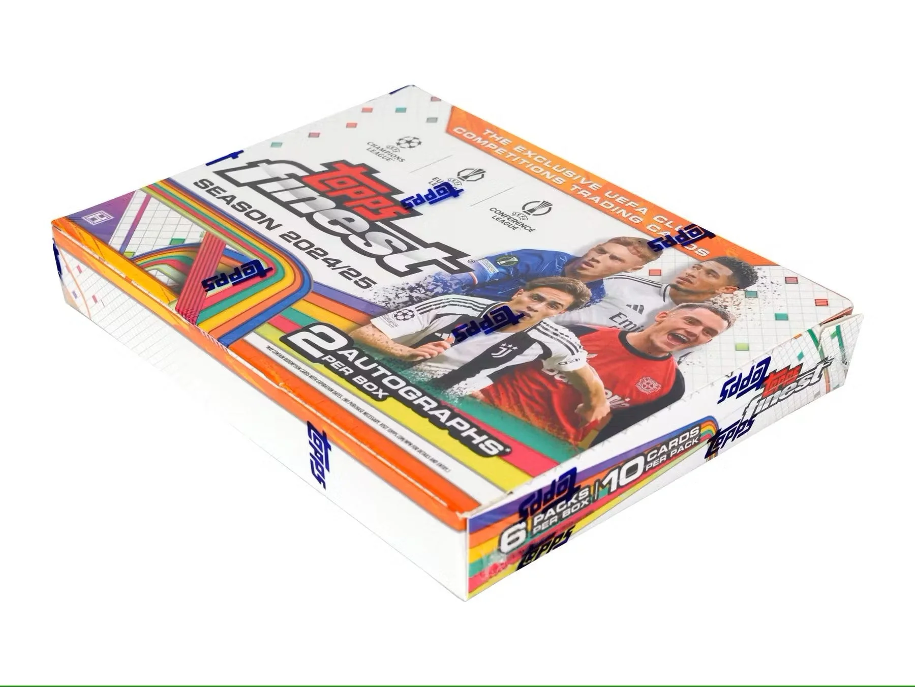 2024-25 Topps UEFA Club Competitions Finest Soccer Hobby Box - Image 2