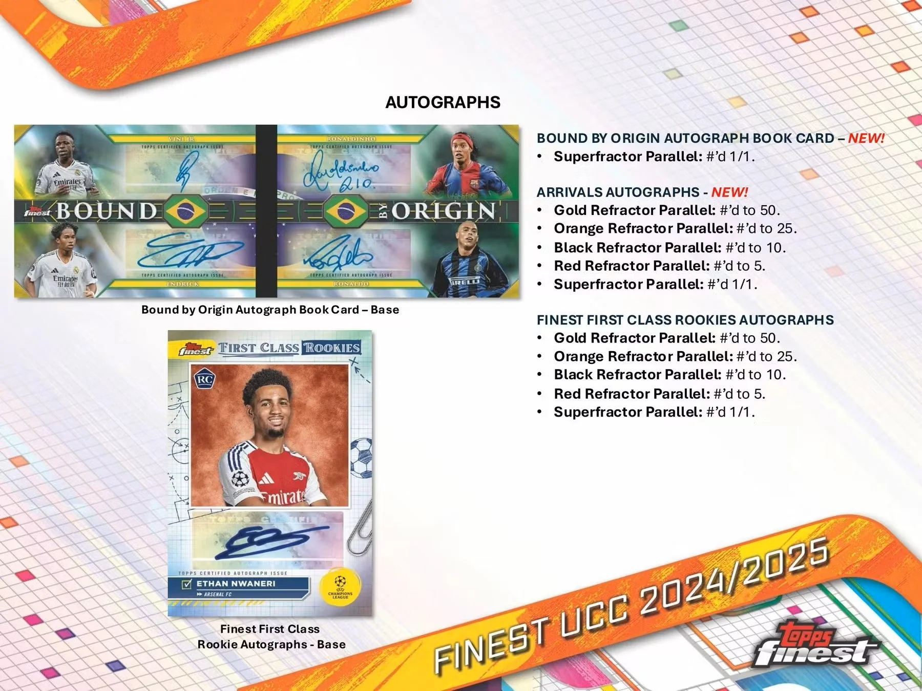 2024-25 Topps UEFA Club Competitions Finest Soccer Hobby Box - Image 9