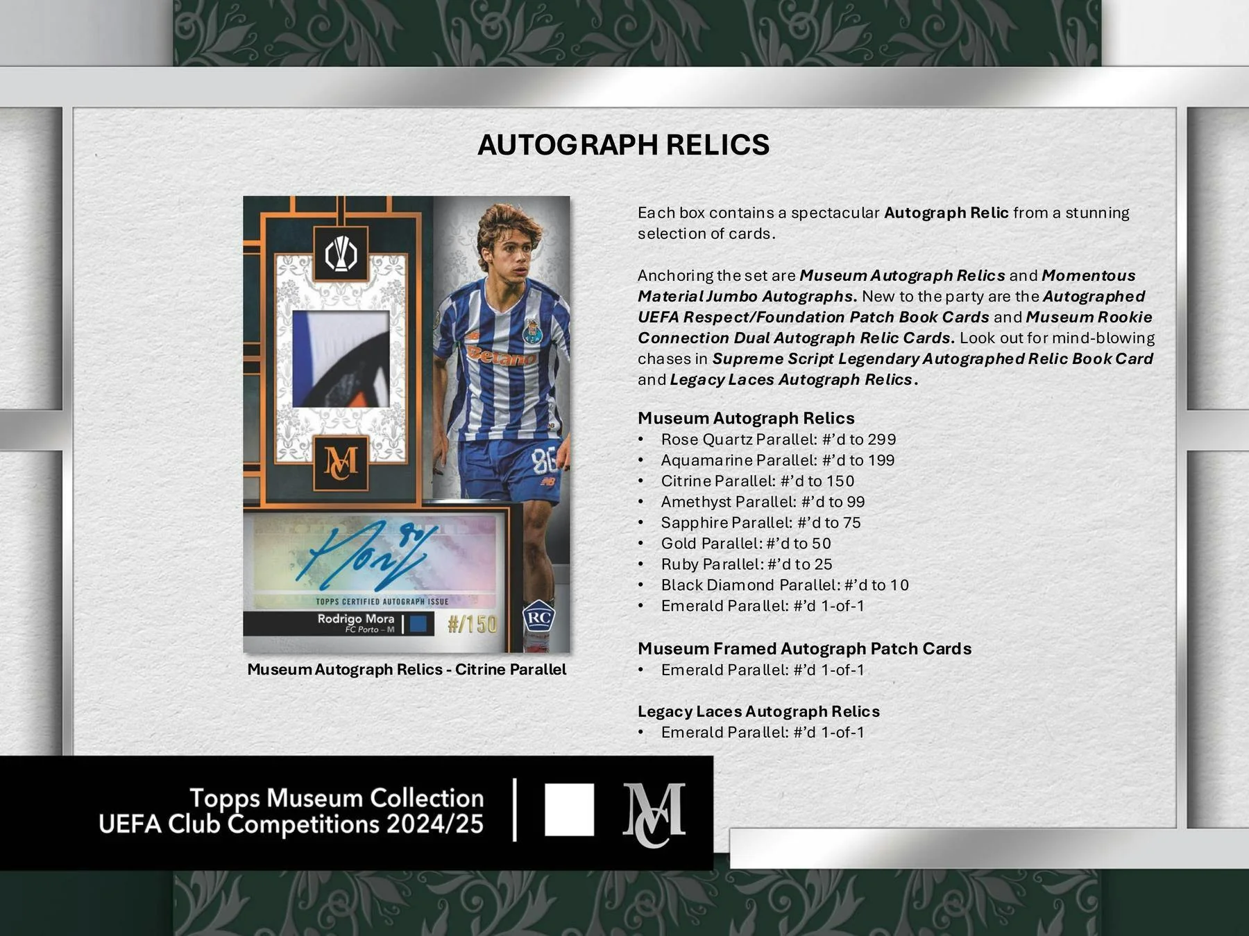 2024/25 Topps UEFA Museum Collection Soccer Hobby Box | Columbia Sports Cards - Image 10