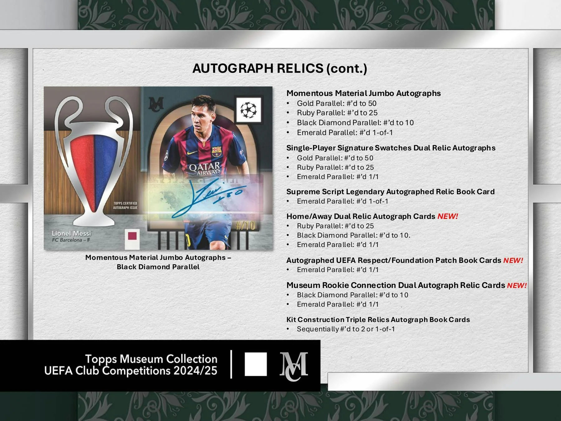 2024/25 Topps UEFA Museum Collection Soccer Hobby Box | Columbia Sports Cards - Image 11