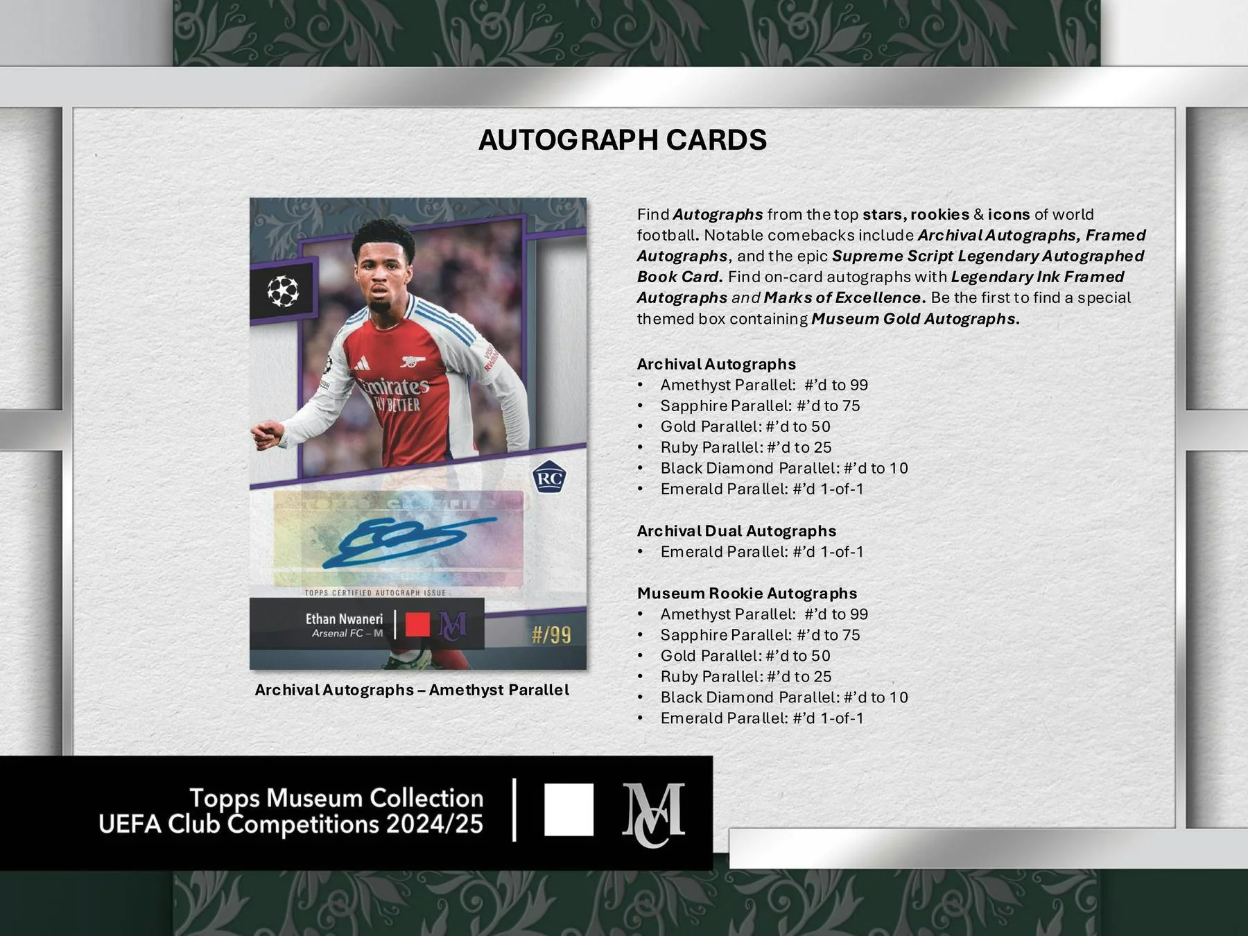 2024/25 Topps UEFA Museum Collection Soccer Hobby Box | Columbia Sports Cards - Image 7
