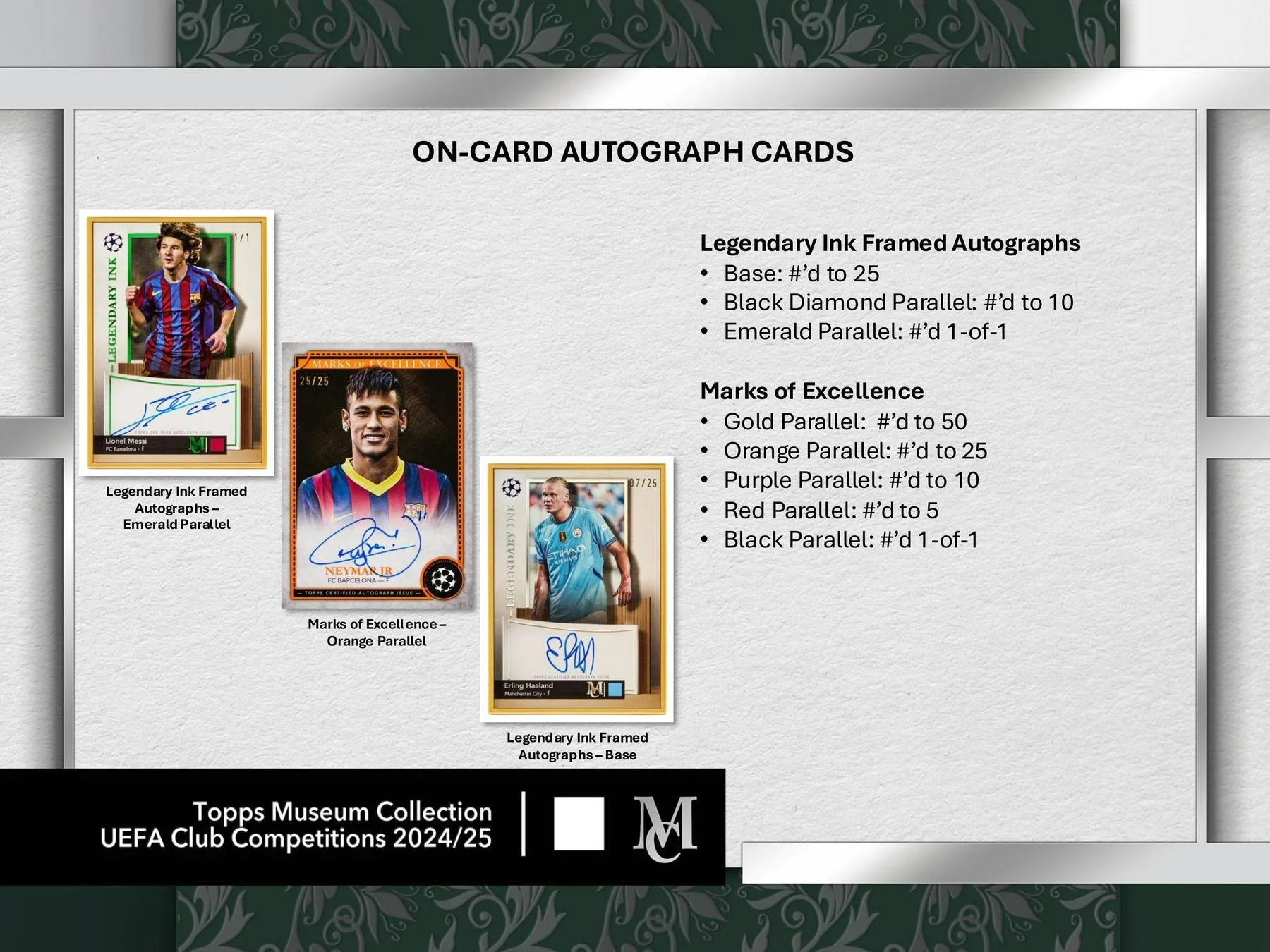 2024/25 Topps UEFA Museum Collection Soccer Hobby Box | Columbia Sports Cards - Image 9