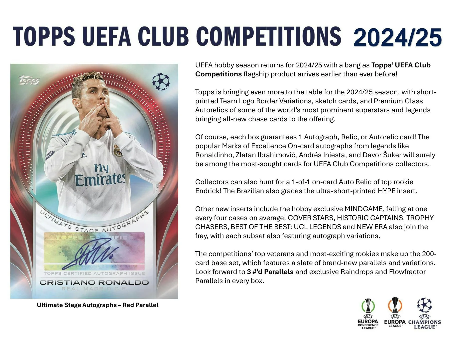 2024-25 Topps UEFA Club Competitions Soccer Hobby Box - Image 2