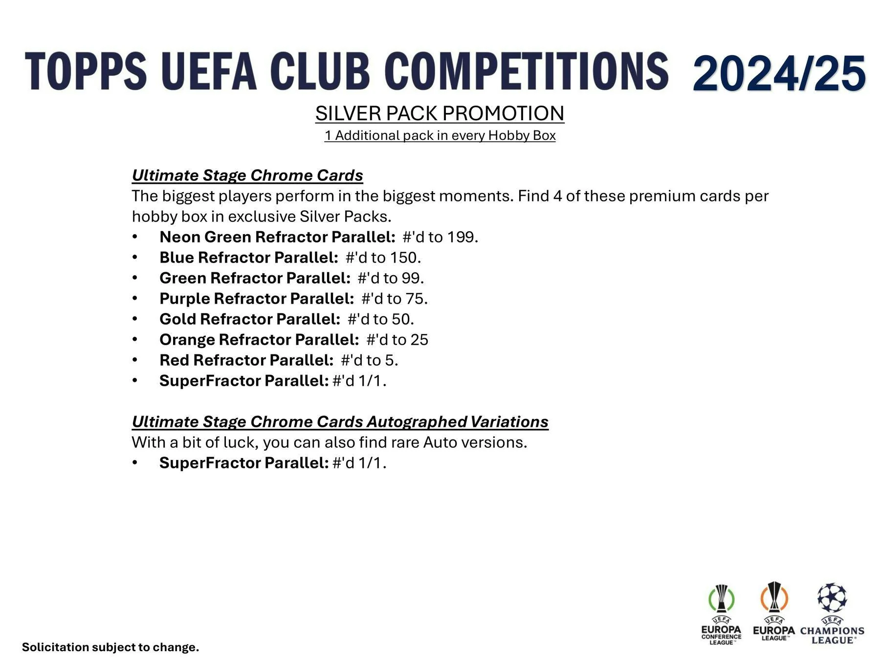 2024-25 Topps UEFA Club Competitions Soccer Hobby Box - Image 9