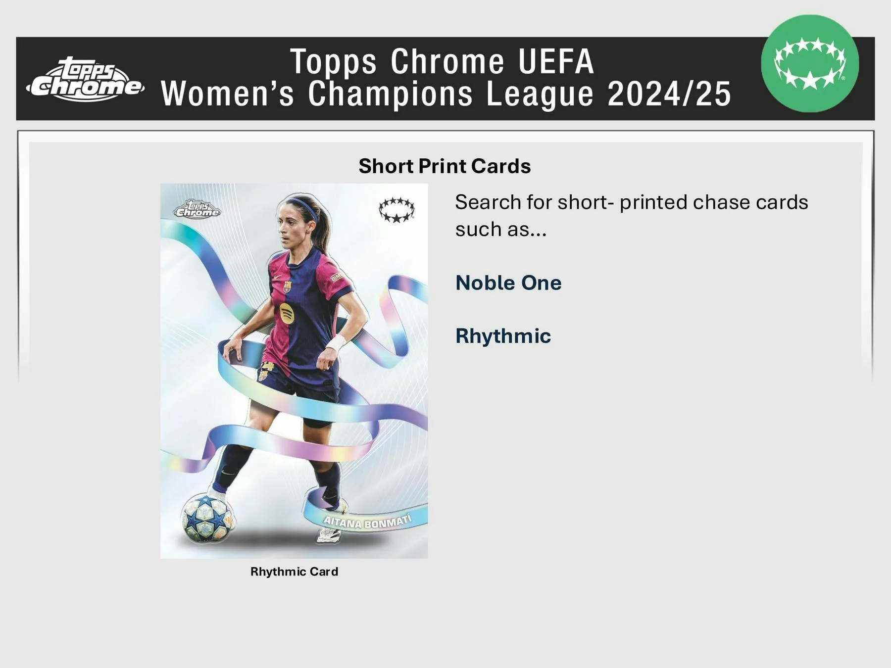 2024/25 Topps Chrome UEFA Women’s Champions League Blaster Box | Columbia Sports Cards - Image 5