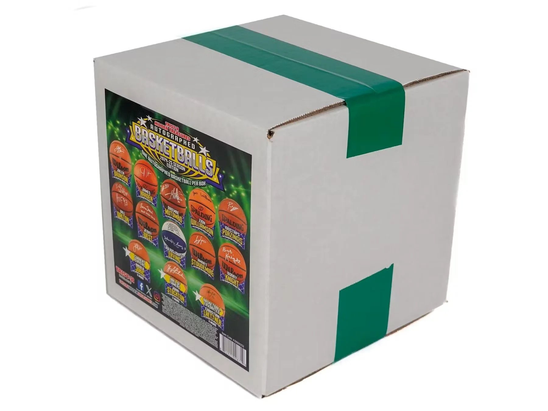 2024/25 TriStar Hidden Treasures Autographed Basketballs Season Edition Hobby Box - Image 2